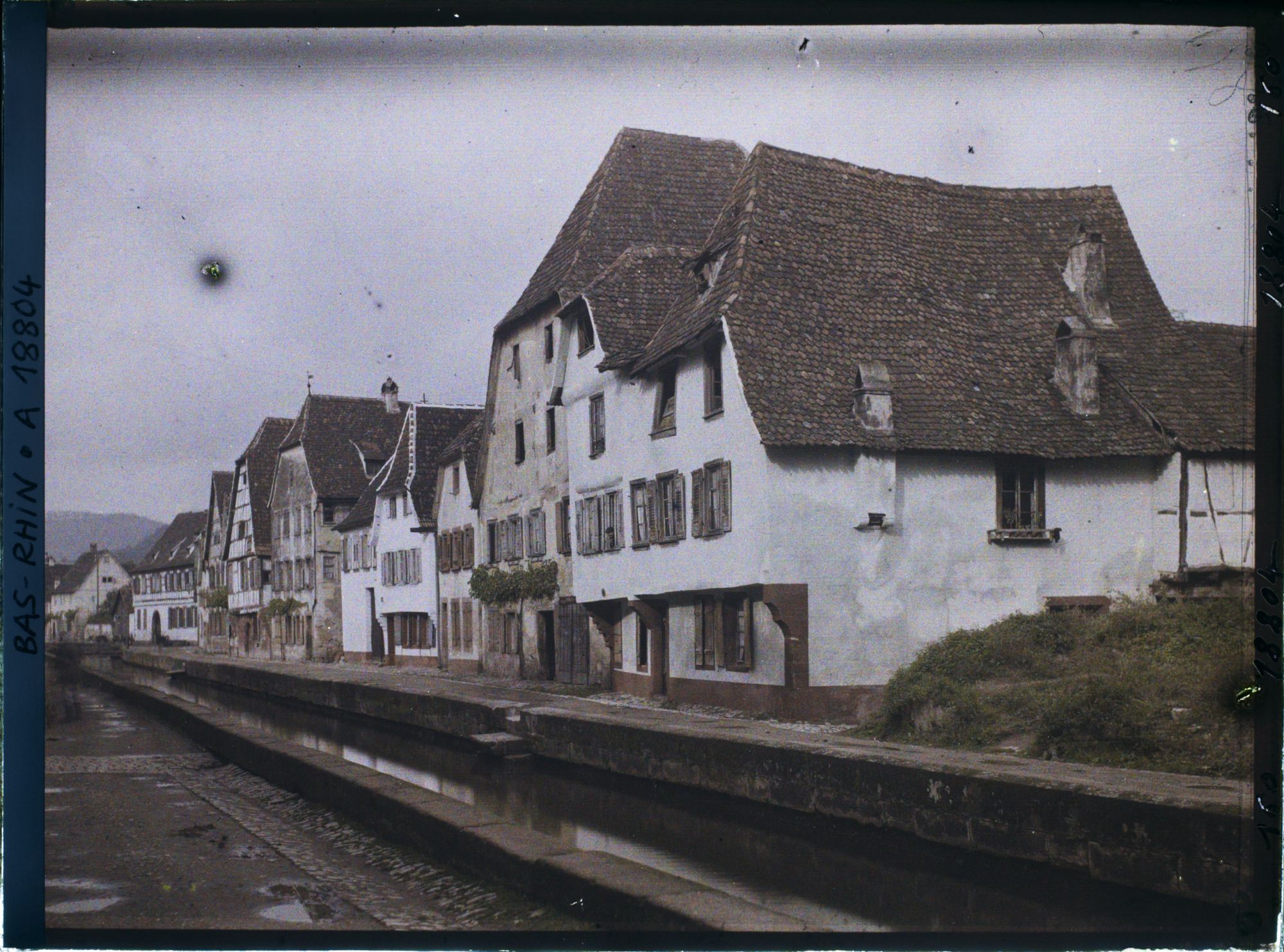 Image représentant France, Wissembourg, Maisons anciennes s/le Bruchstaden