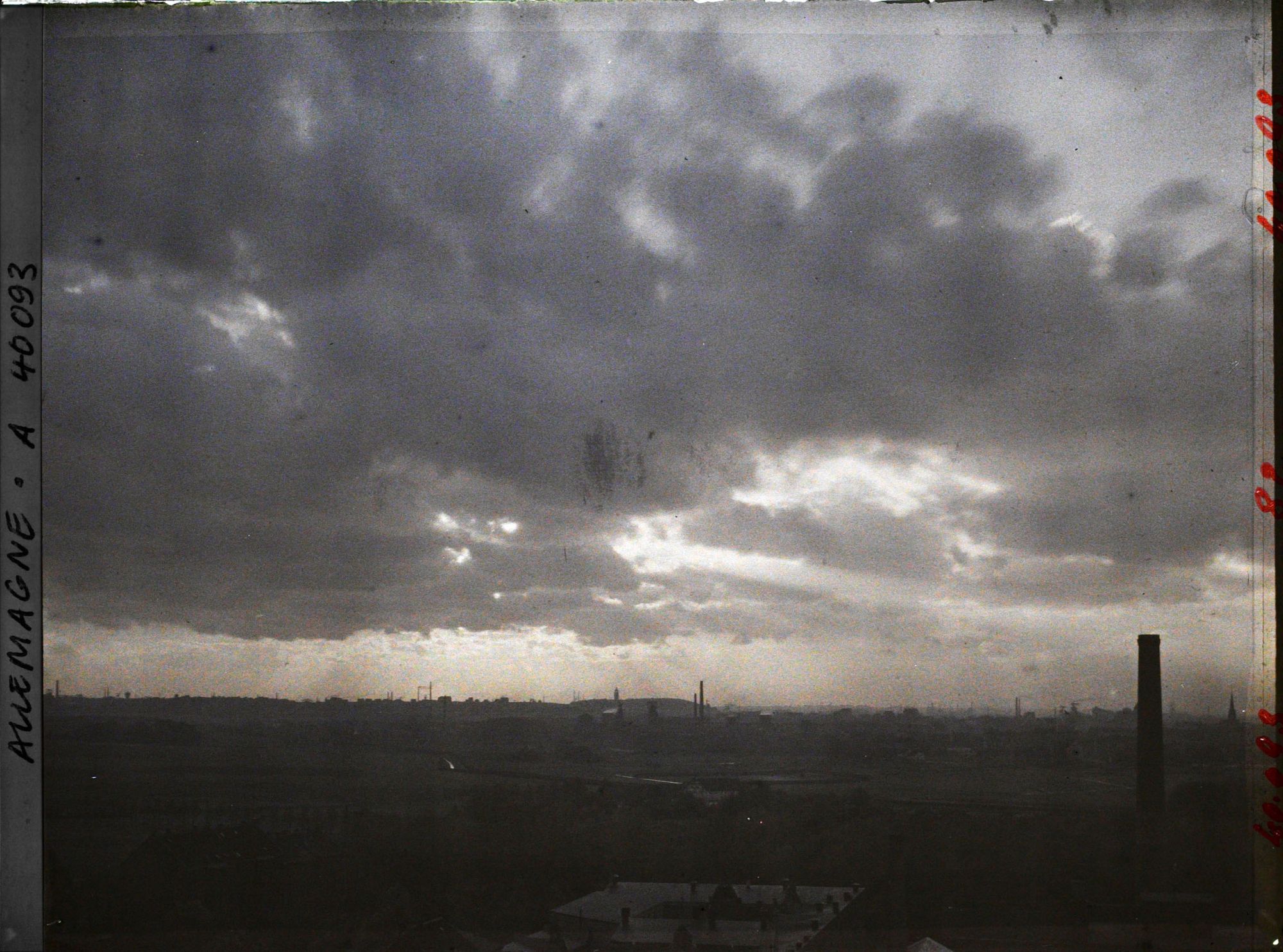 Image représentant Prusse, Gelsenkirchen, Coucher de Soleil s/ la Ruhr