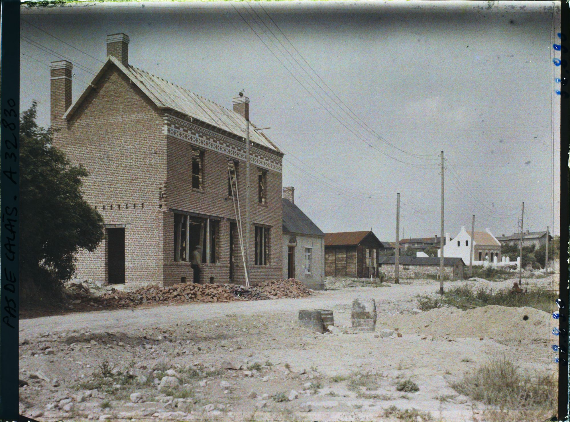 Image représentant France, Givenchy en Goelle, Nouvelles maisons en reconstruction