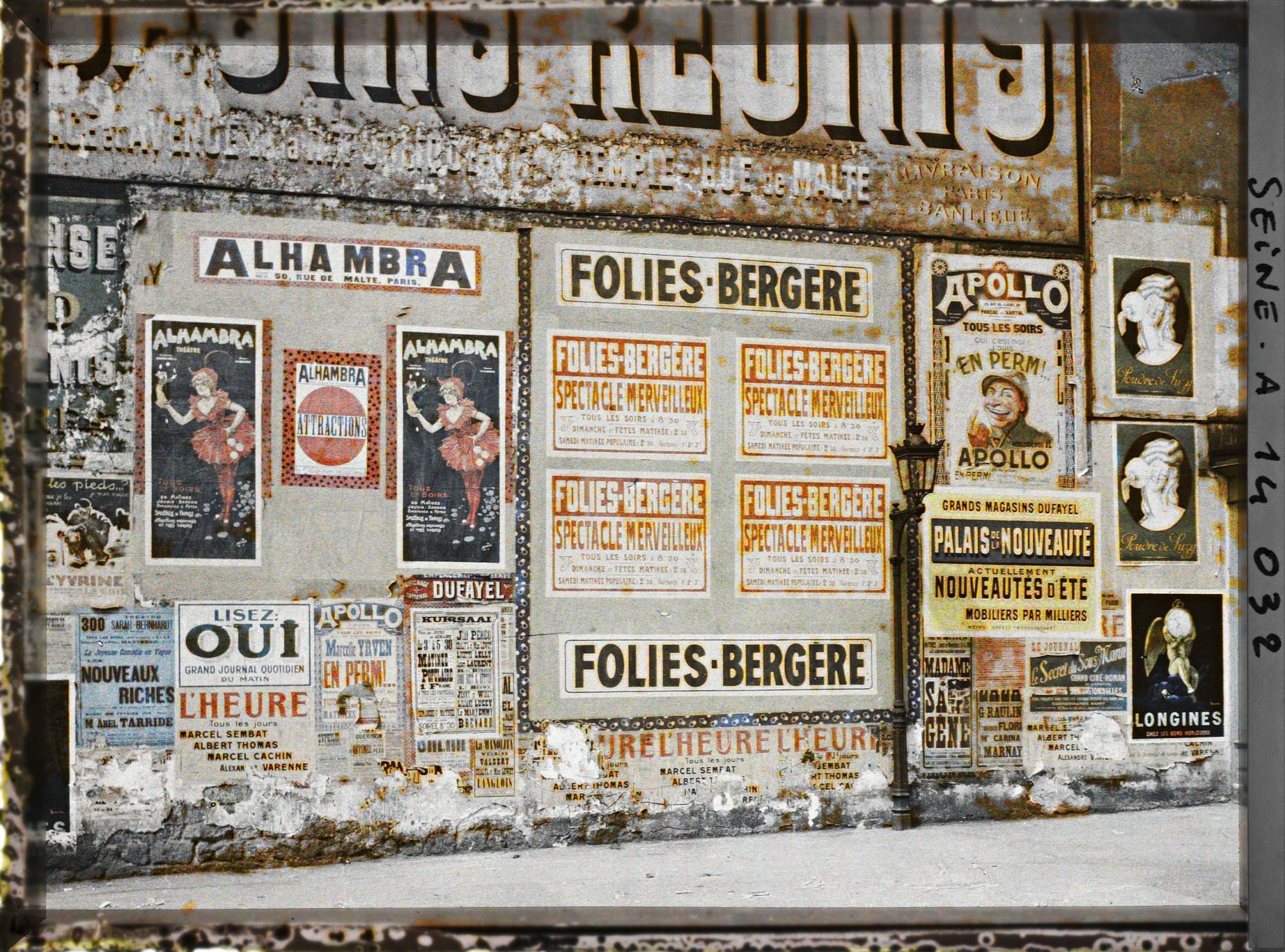Image représentant Affiches de théâtres et publicités