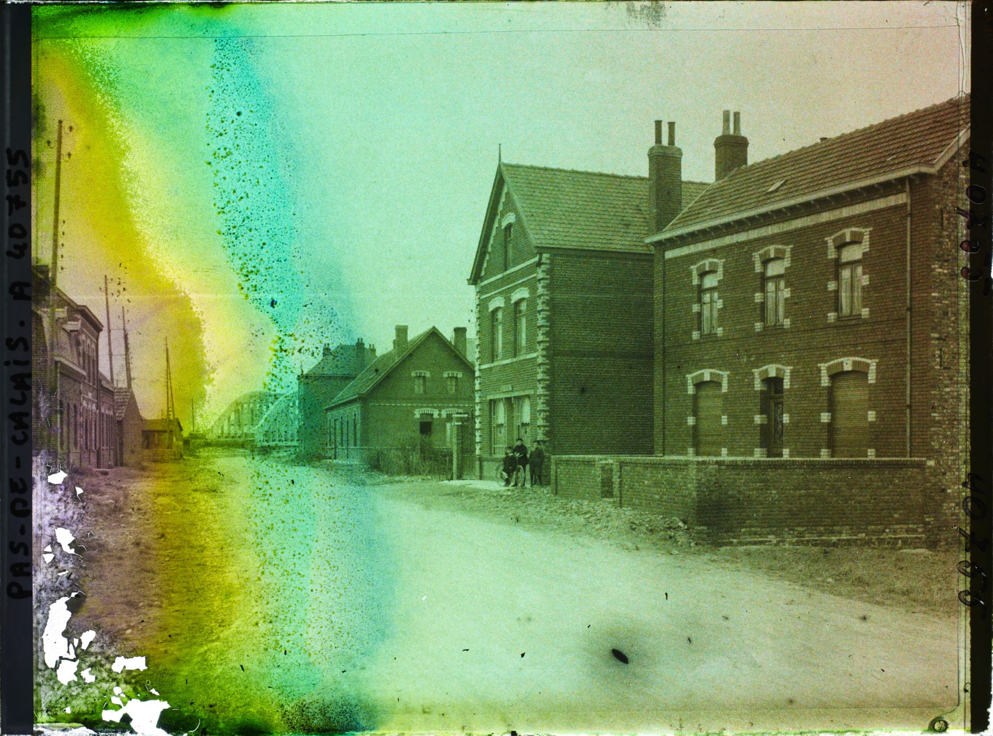 Image représentant France, Cuinchy, Une rue vers le nouveau Pont.