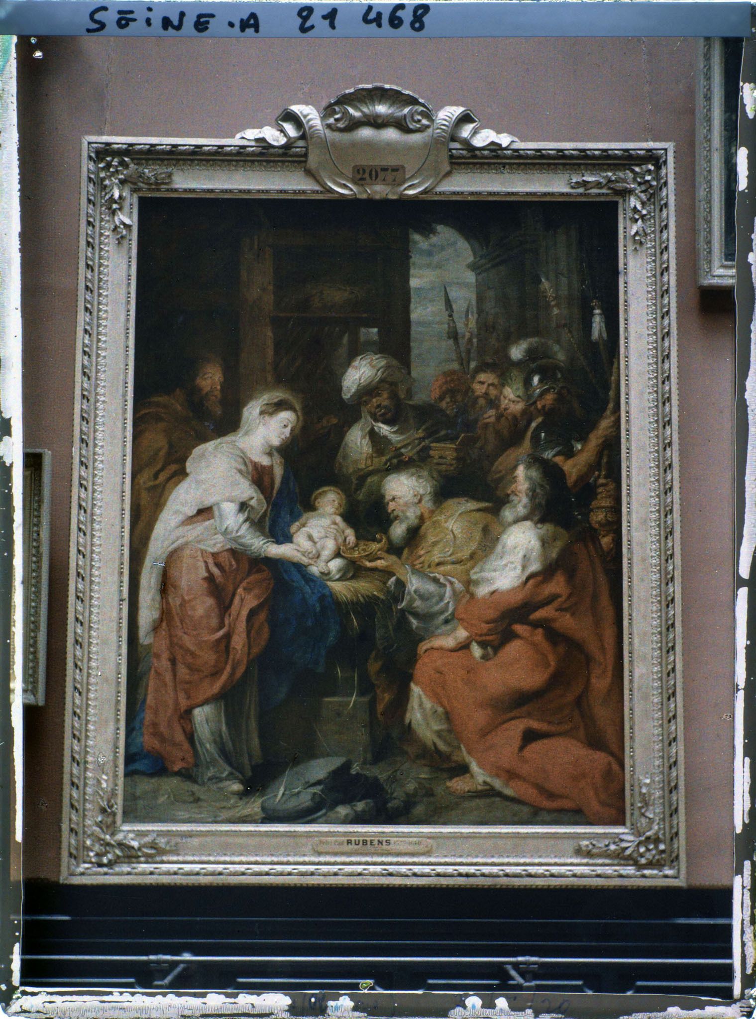 Image représentant L'Adoration des Mages, salle Rubens, cycle narratif Marie de Médicis, musée du Louvre