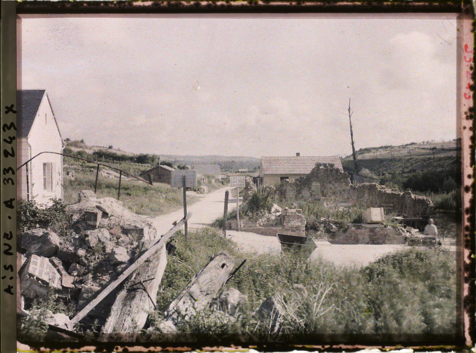 Image représentant France, Vauxaillon , Vue prise de la route d'Anizy