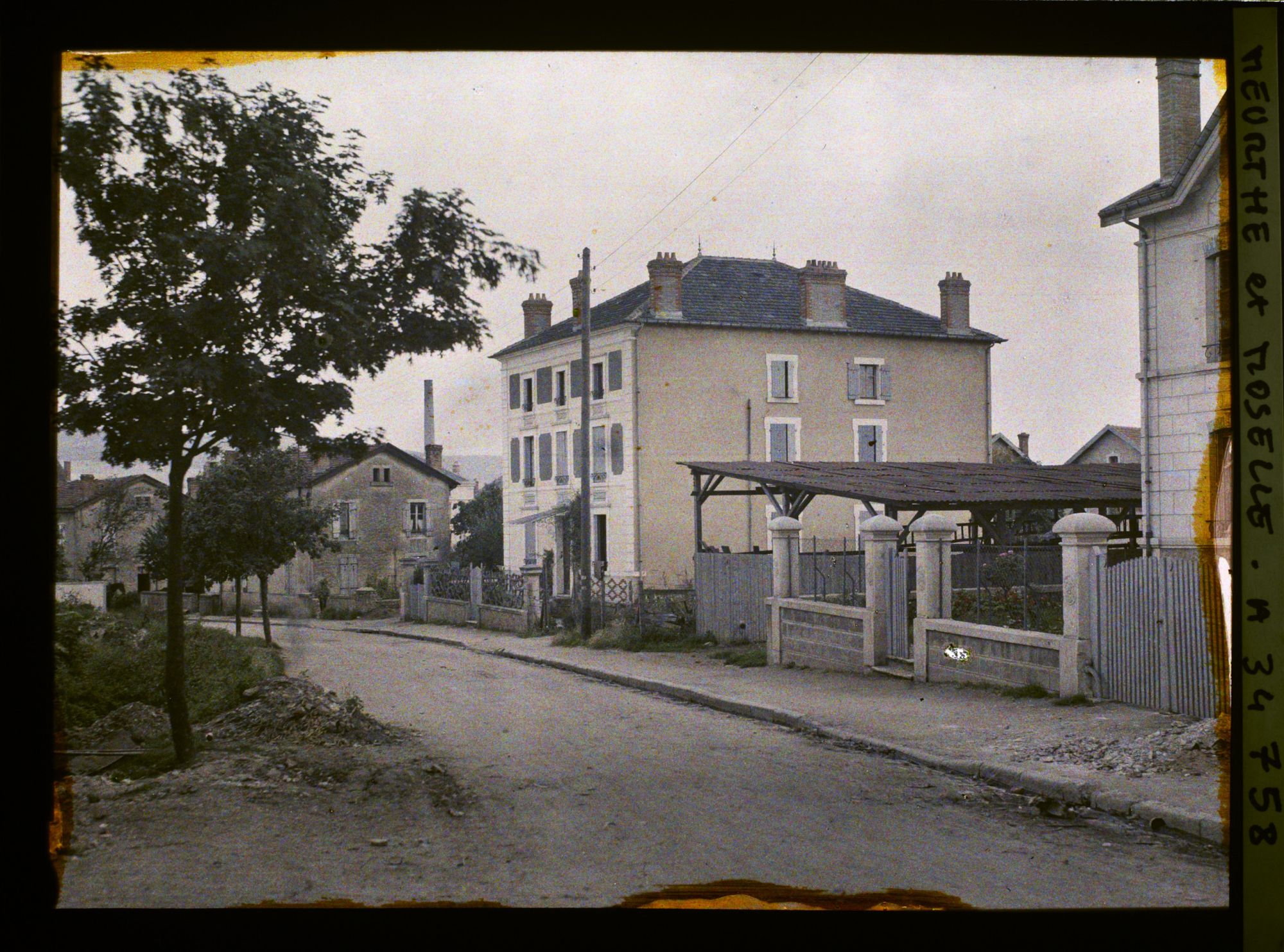 Image représentant France, Pagny s/ Moselle, Reconstructions rue de Strasbourg