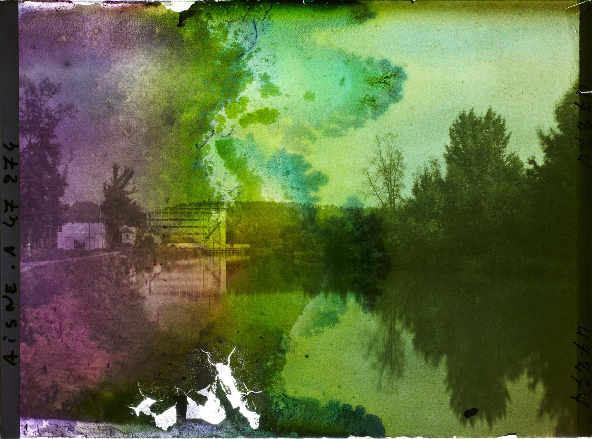 Image représentant France, Soissons, L'Aisne vers le moulin