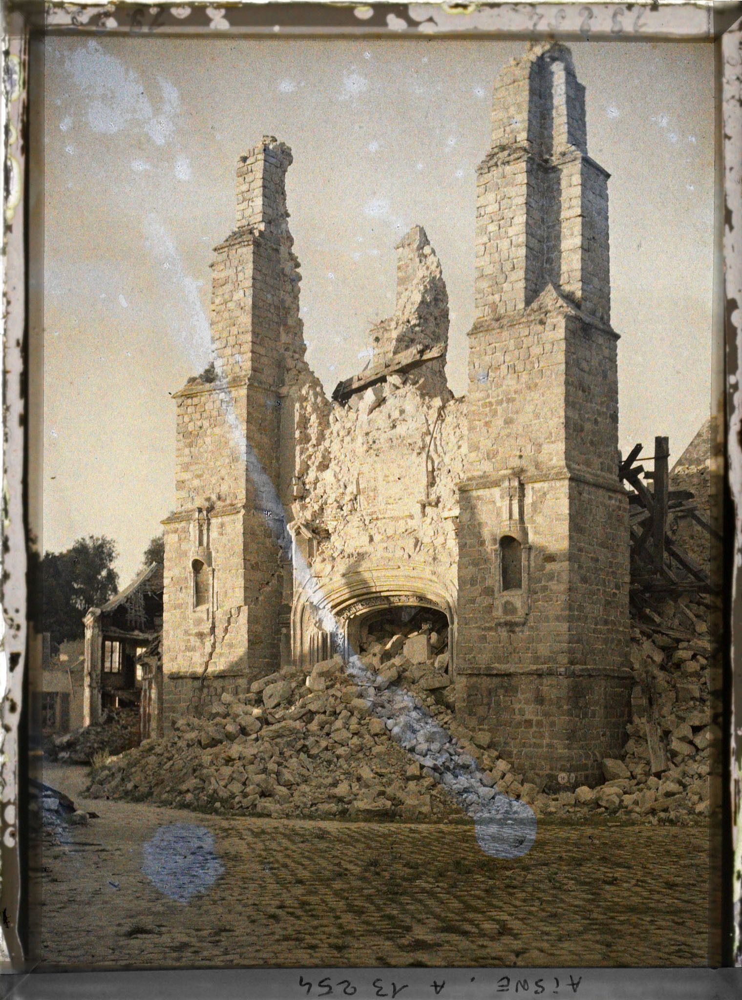 Image représentant France, Chauny, Clocher de l'Eglise St Martin