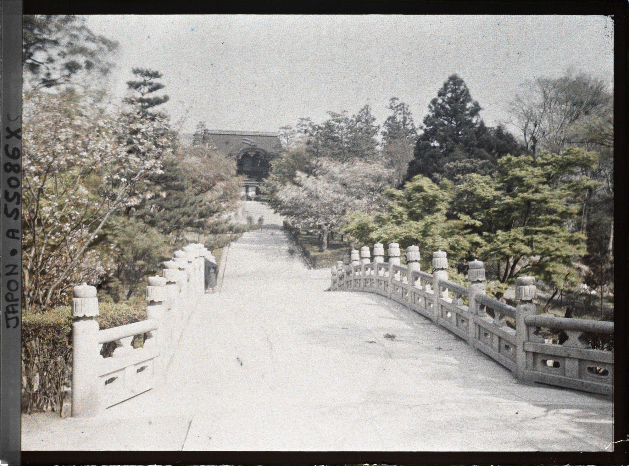 Image représentant Temple Nishi-Ôtani-Honbyo : entrée et jardin