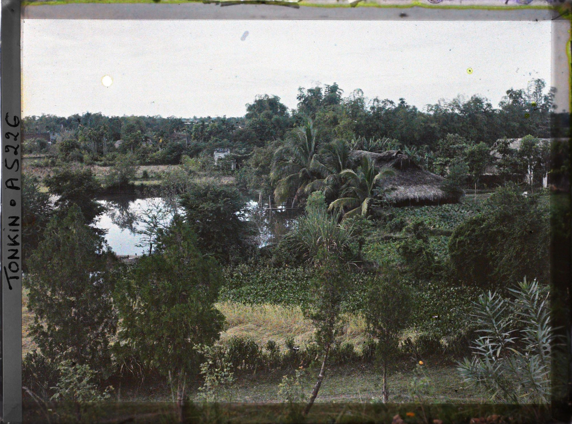 Image représentant Un paysage rural de la campagne annamite