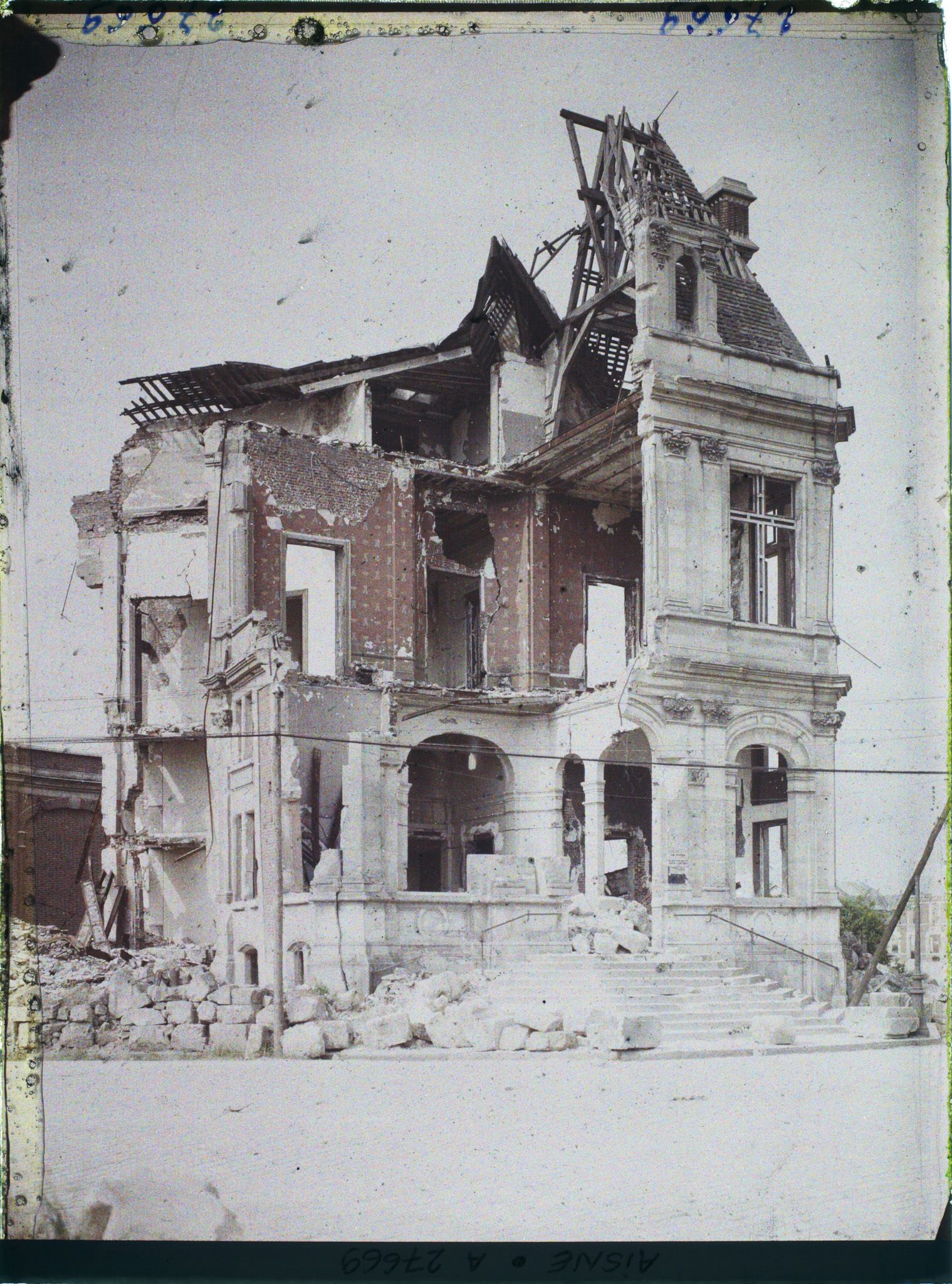 Image représentant France, Chauny, Ruines de l'Hôtel de Ville