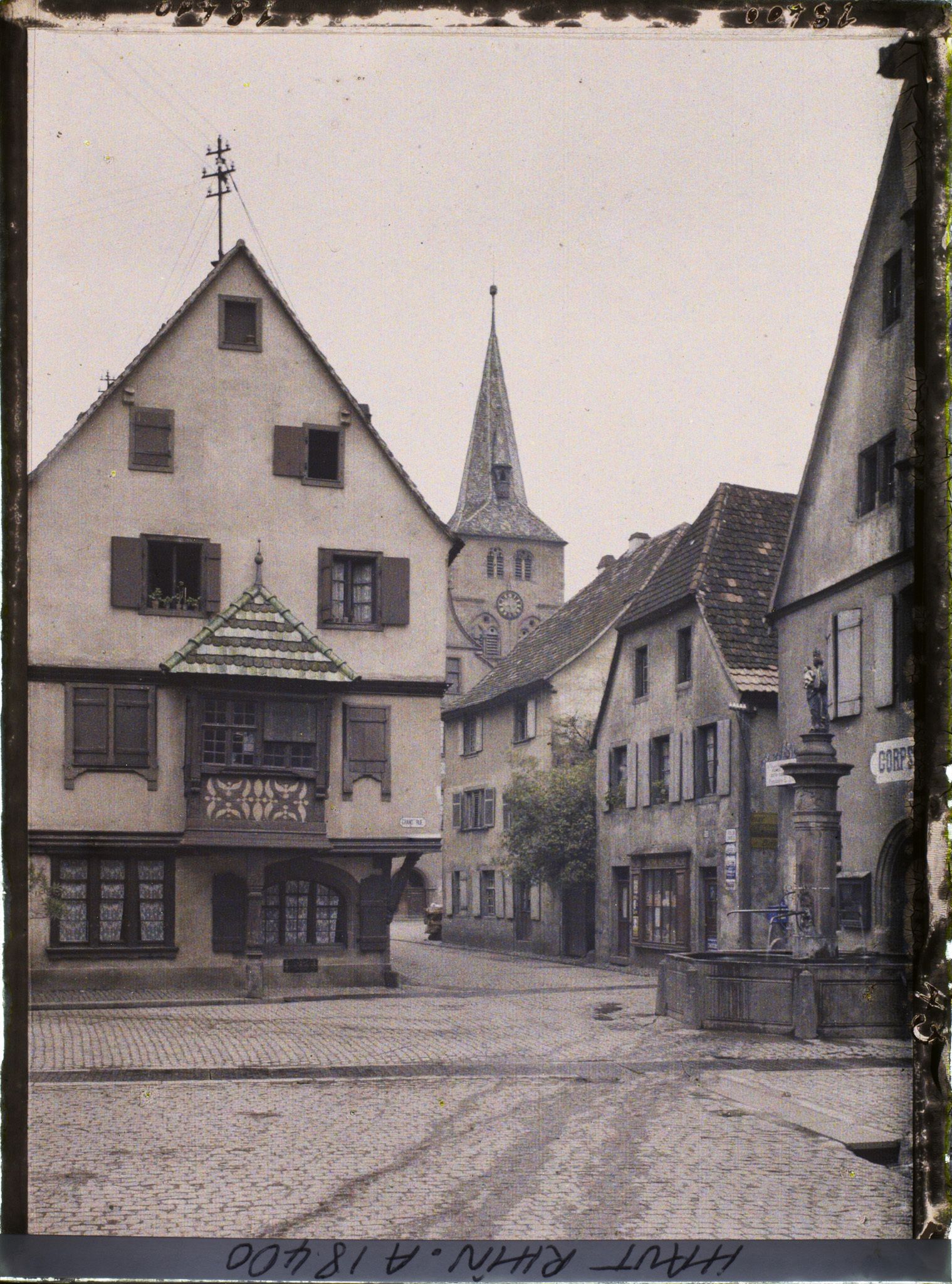 Image représentant France, Turkheim, Place du Corps de garde