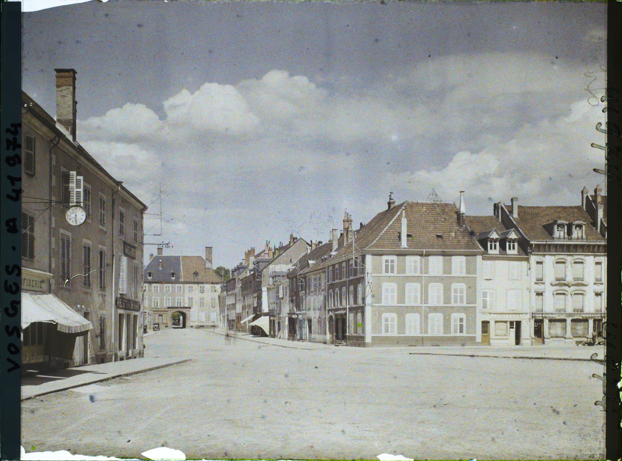 Image représentant France, Senones, Reconstruction Place Dom Calmet