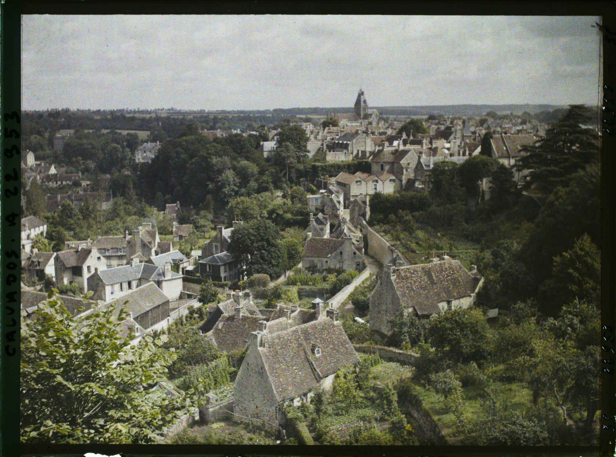 Image représentant Vue générale de Falaise prise du Château