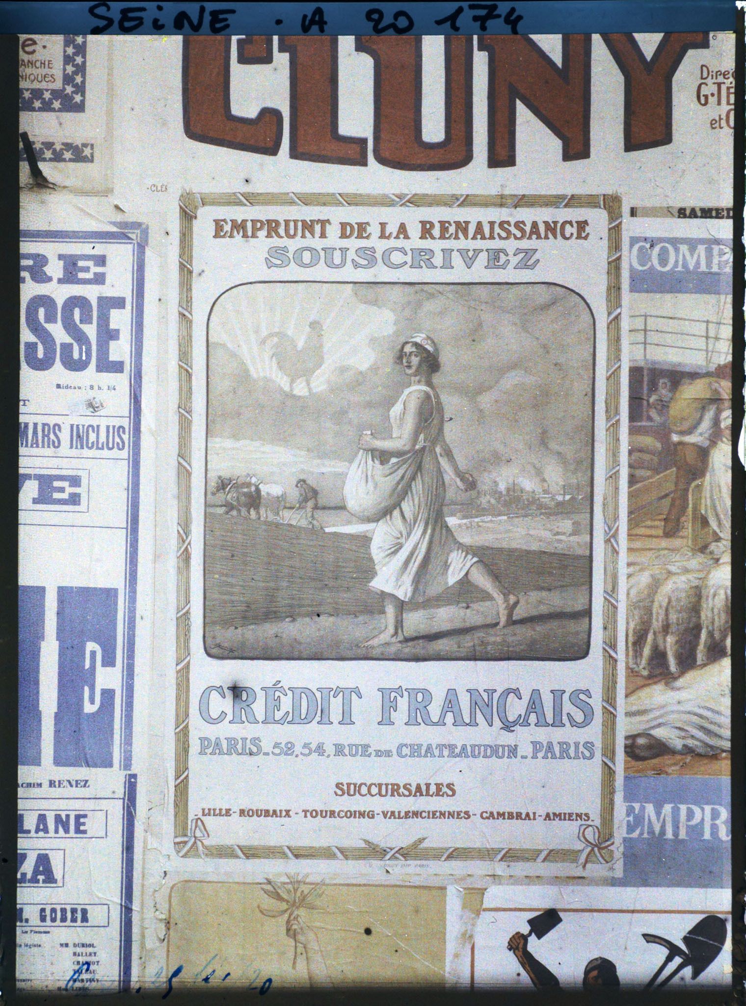 Image représentant Affiche de l'emprunt national de 1920, Crédit français