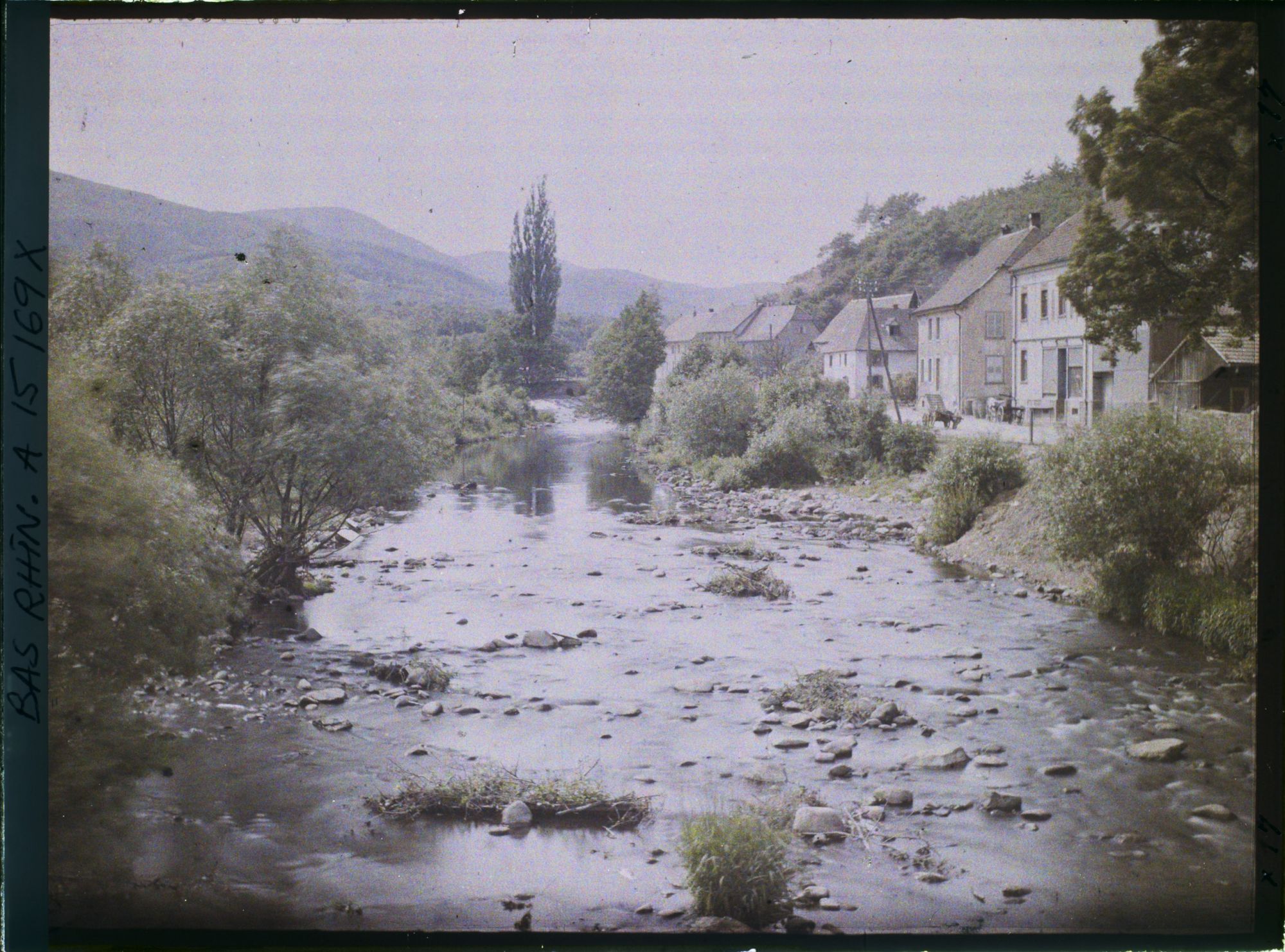 Image représentant France, Strasbourg, Le petit Rhin avant Kehl