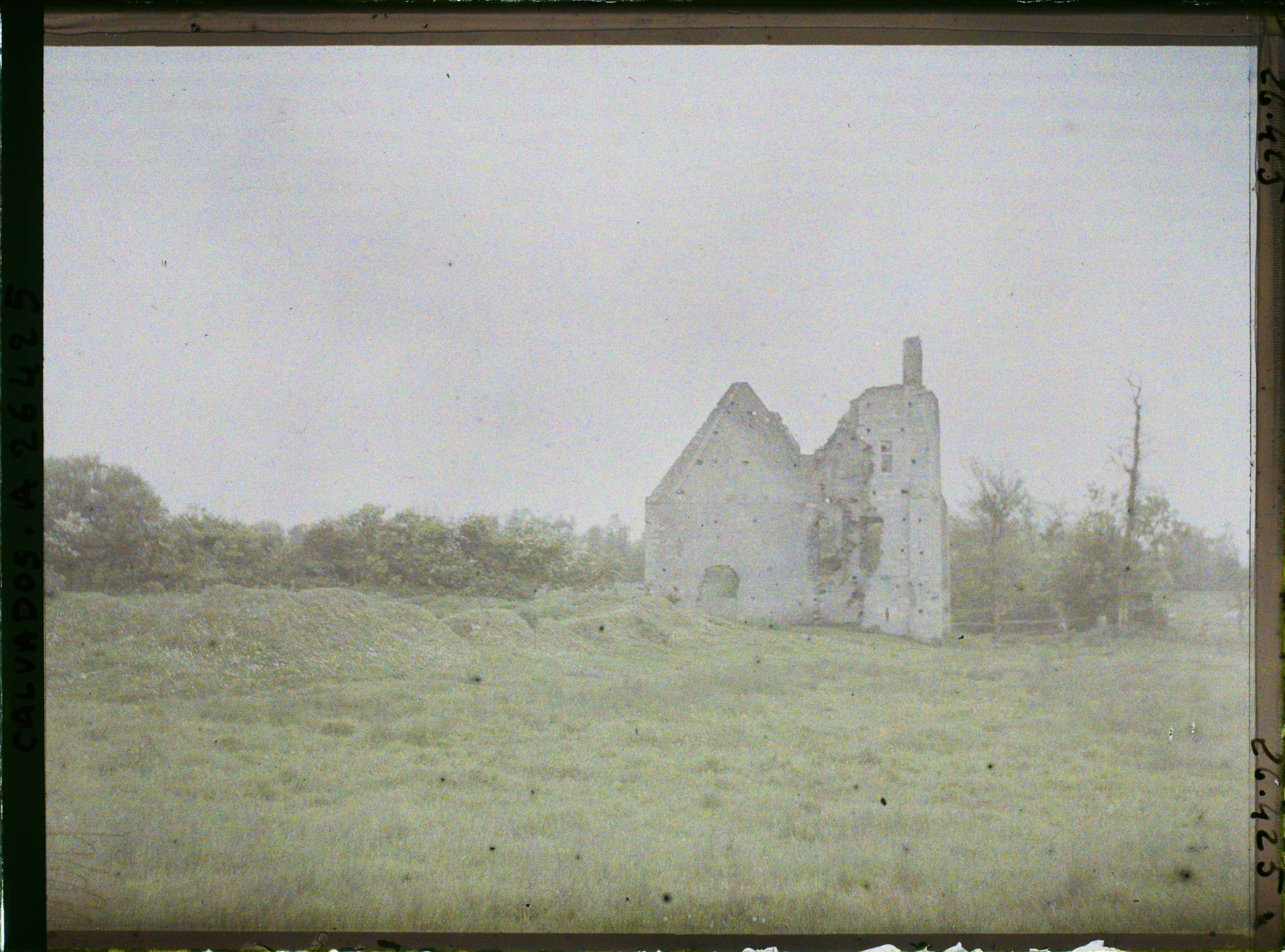 Image représentant Un coté de l'enceinte fortifiée du château de Maisy