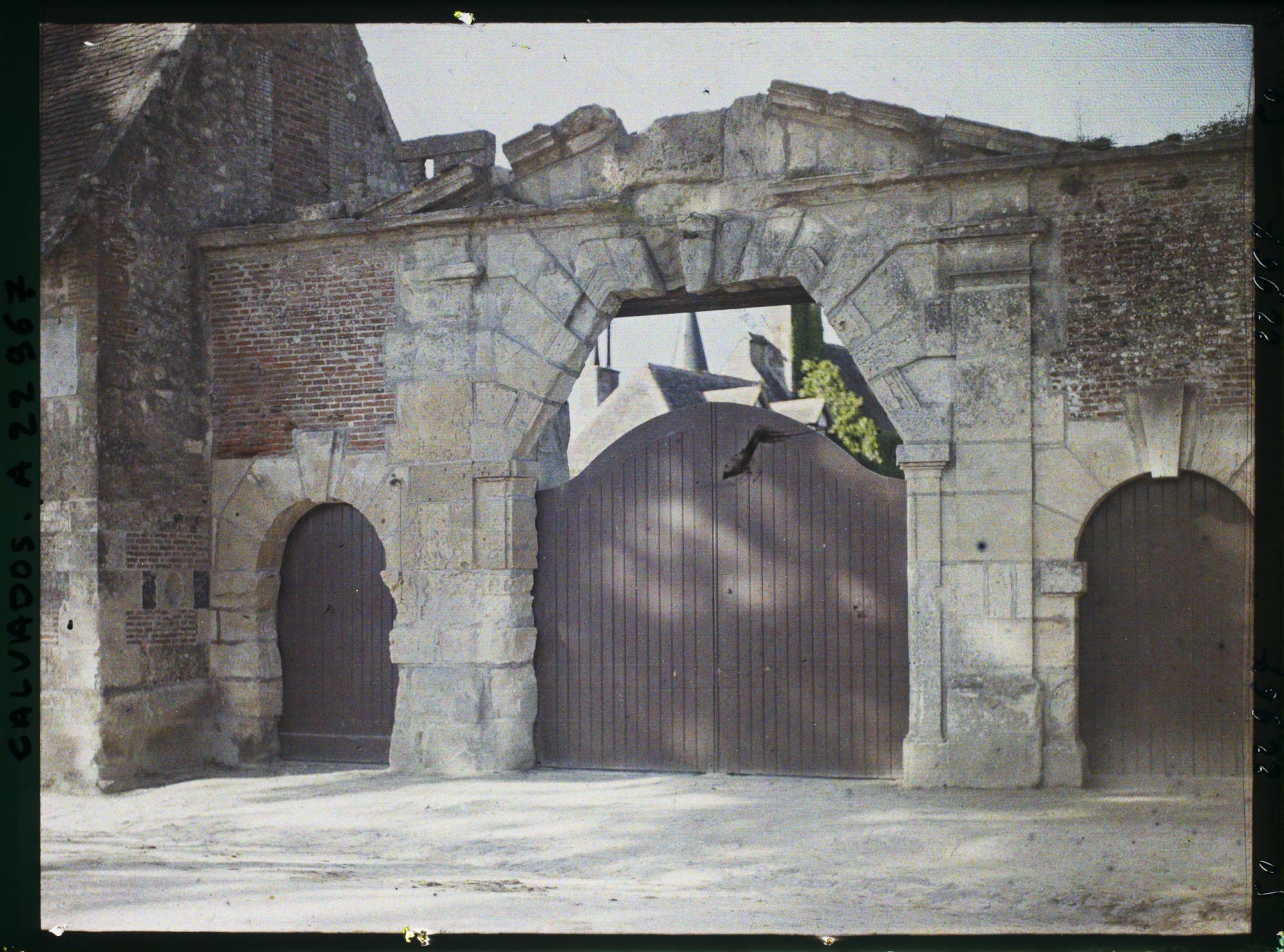 Image représentant L'entrée du haras de Meautry