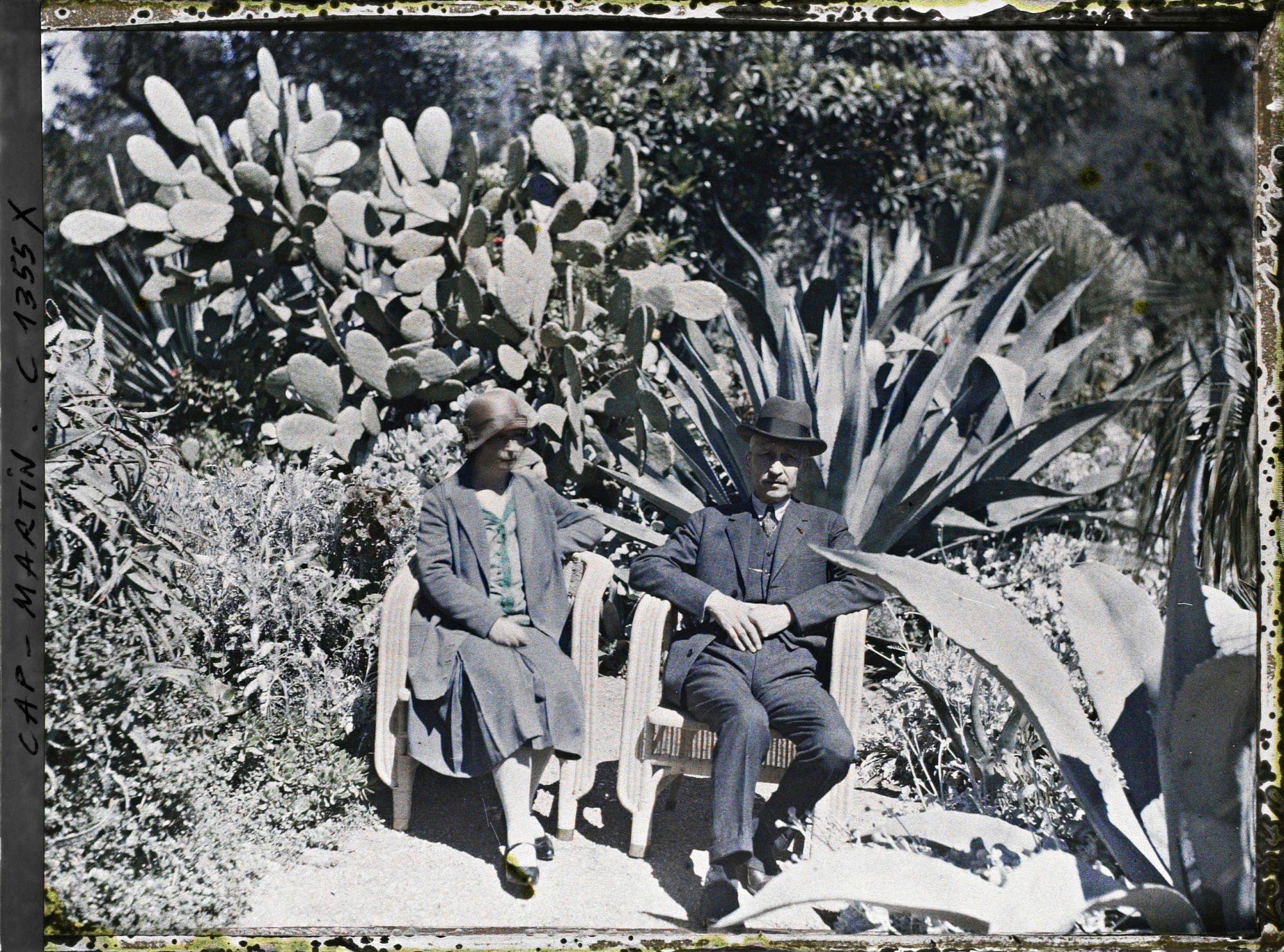 Image représentant Mr et Mme Henri Capitant, invités d'Albert Kahn