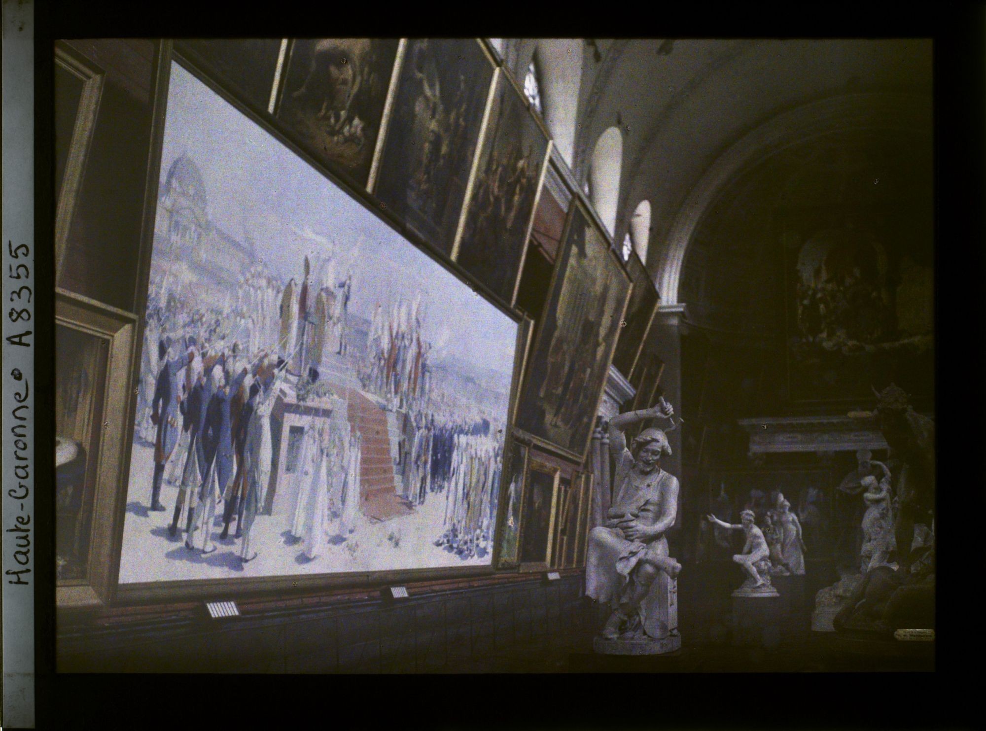 Image représentant Le tableau La fête de la Fédération au champ de Mars au musée des Augustins