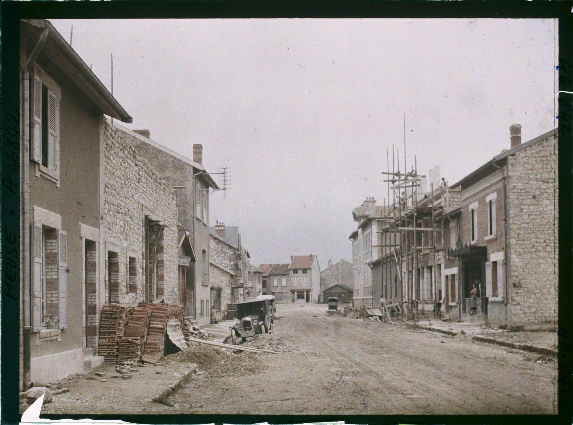 Image représentant France, Varennes (CT) Meuse (1840h), Rte de Charpentry, Coté Nord