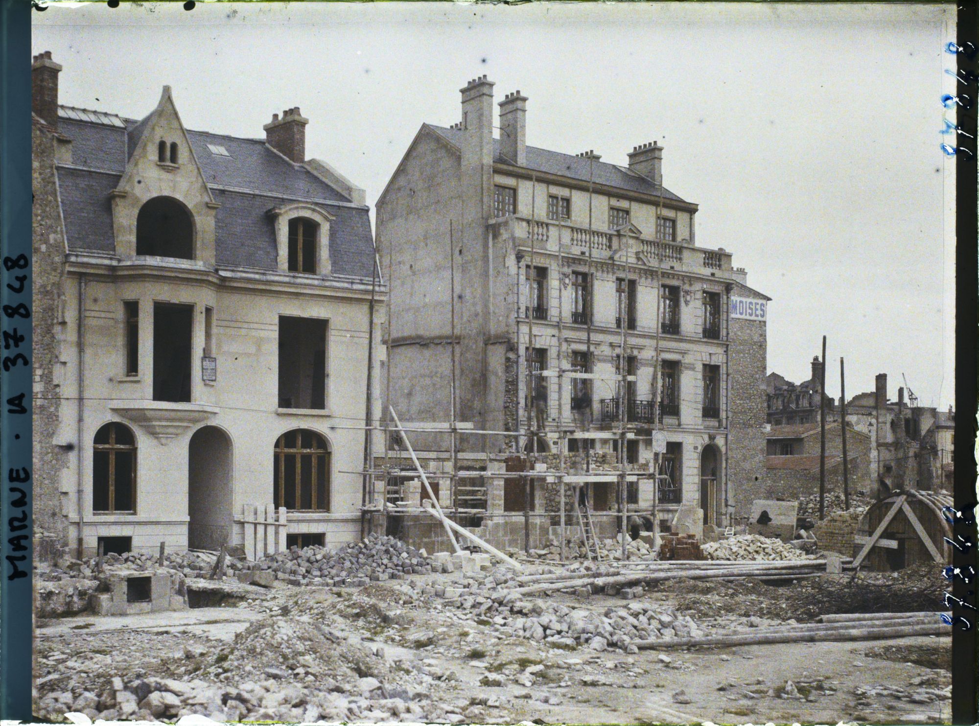 Image représentant France, Reims, Reconstruction