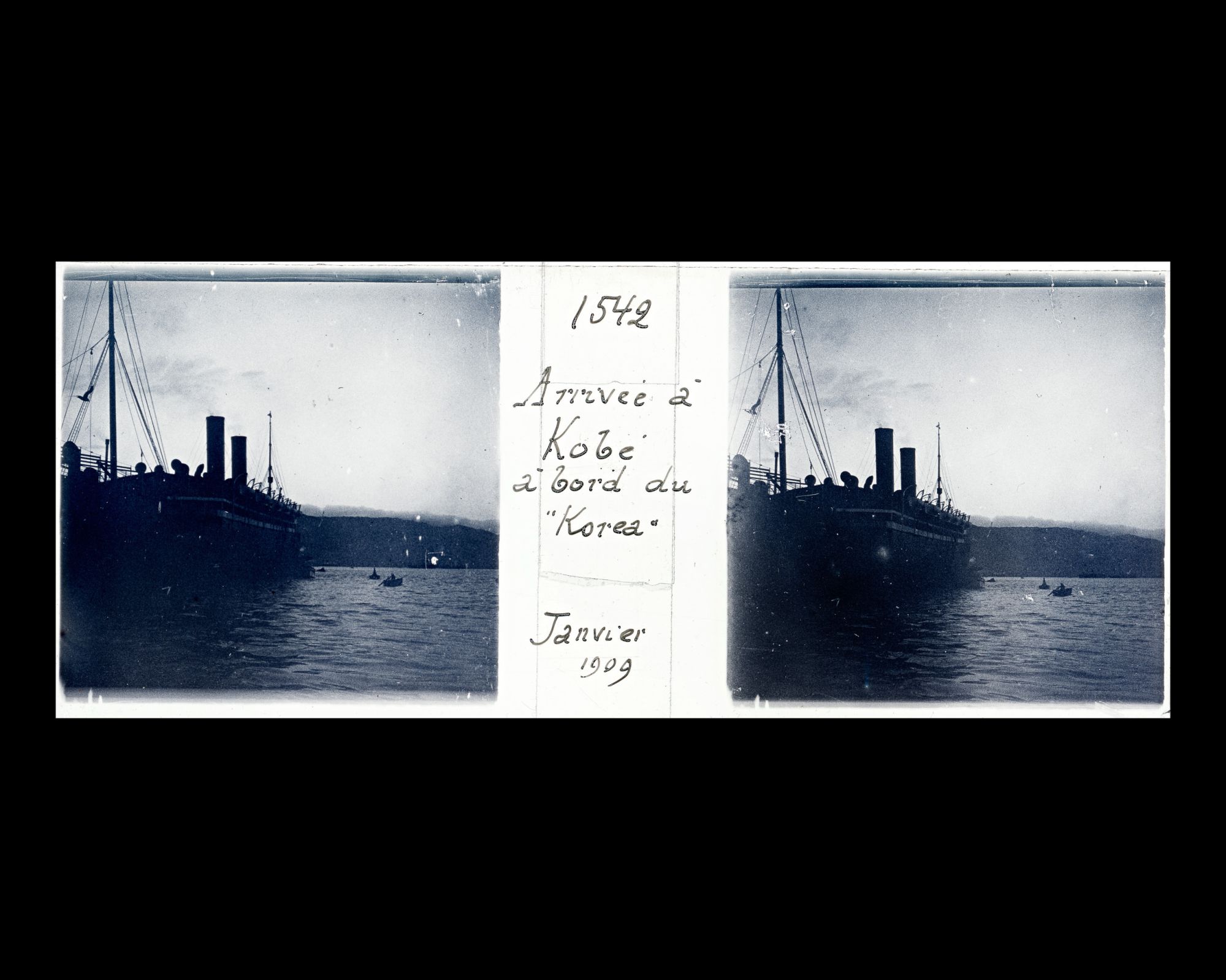 Image représentant Arrivée à Kobé à bord du "Koréa"