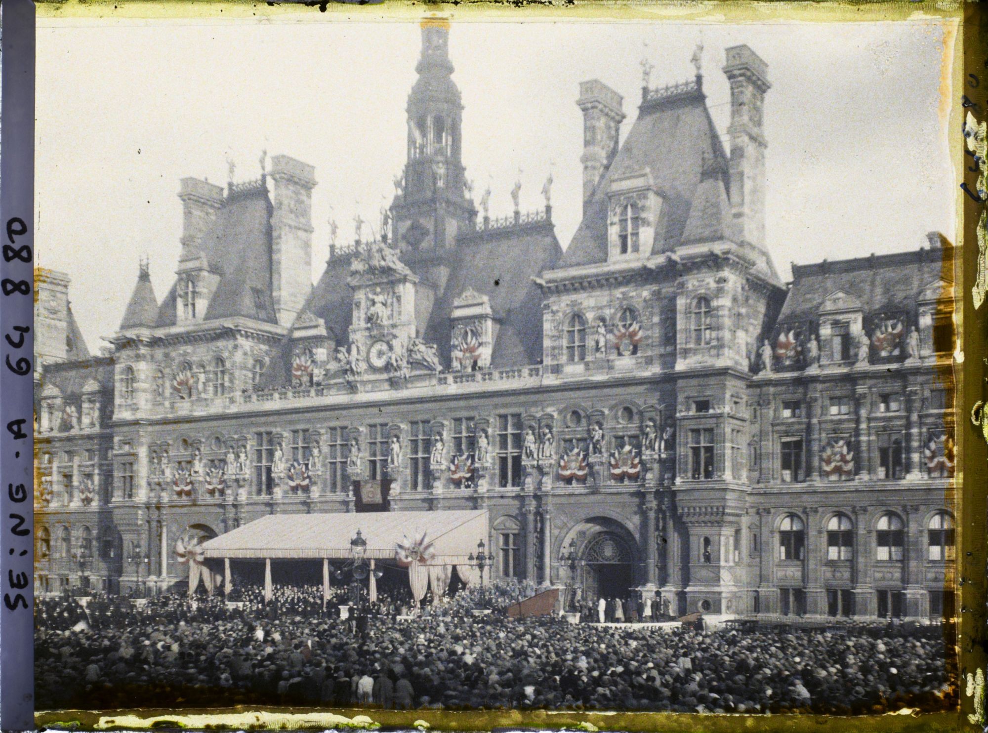 Image représentant Réception en l'honneur de Costes et Bellonte après leur triomphal raid aérien Paris-New-York