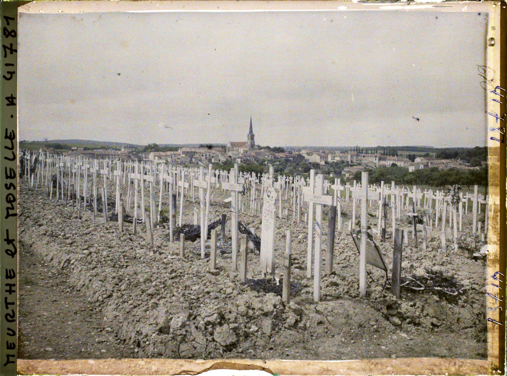 Image représentant France, Gerbévillers, Le Cimetière Français et Vue Gle de Gerbevillers