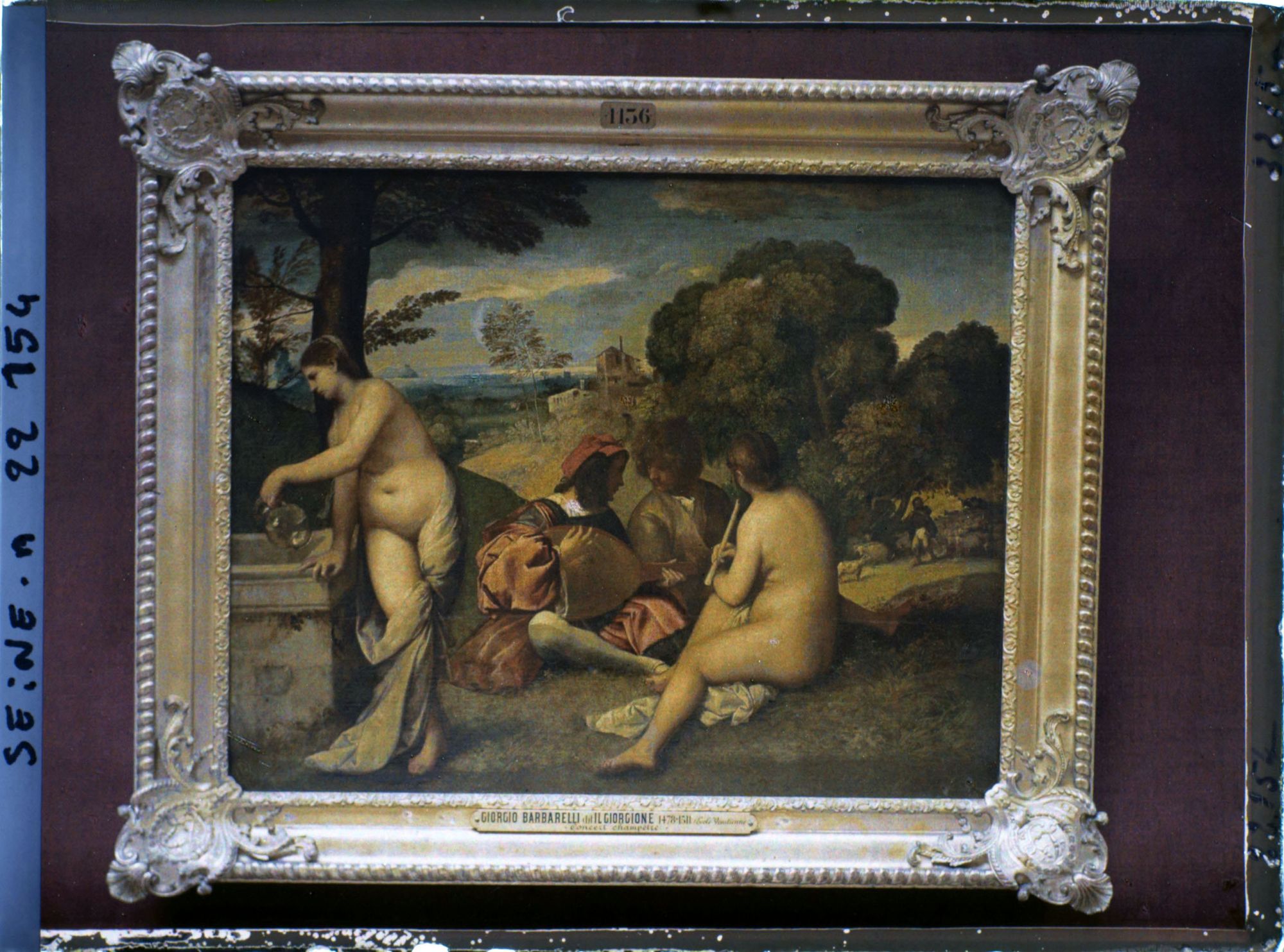 Image représentant Le Concert champêtre, Titien, musée du Louvre