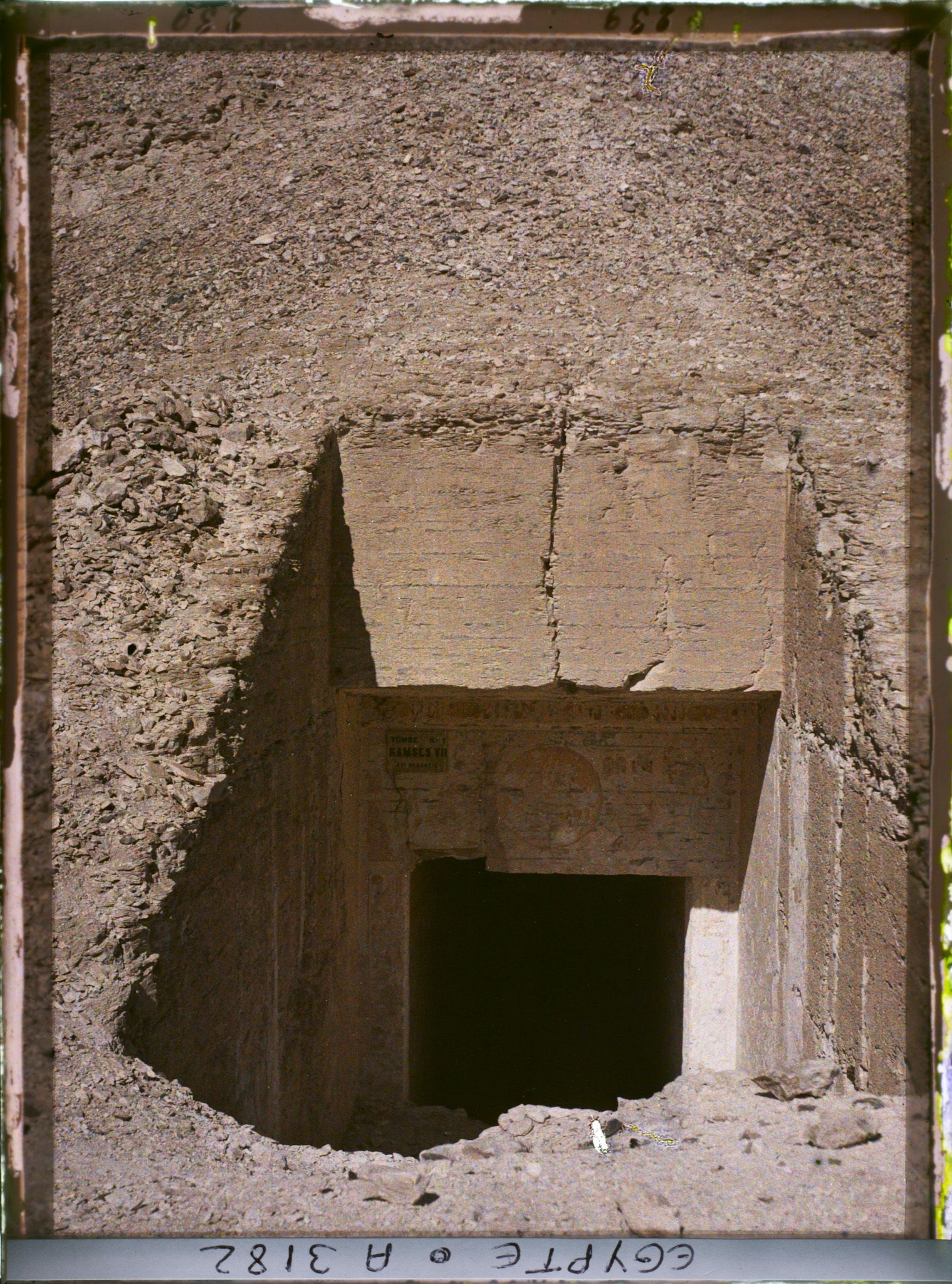 Image représentant Porte d'entrée du tombeau de Ramsès VII