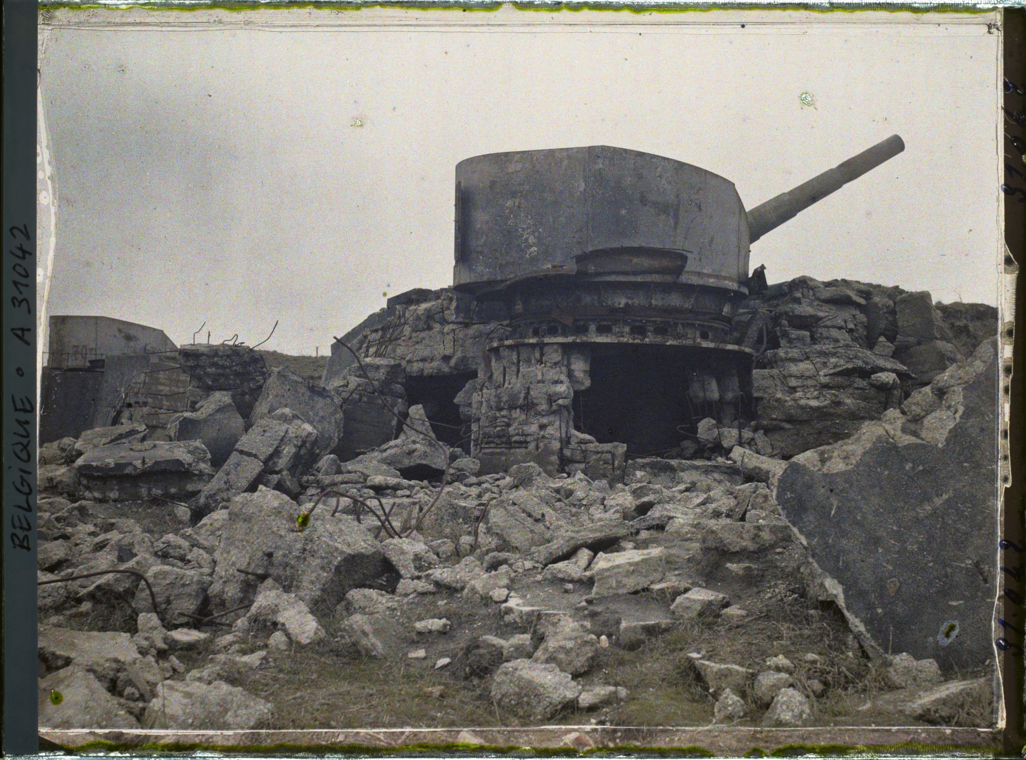 Image représentant Belgique, Zeebrugge, Une pièce de la batterie de Friedrichsart