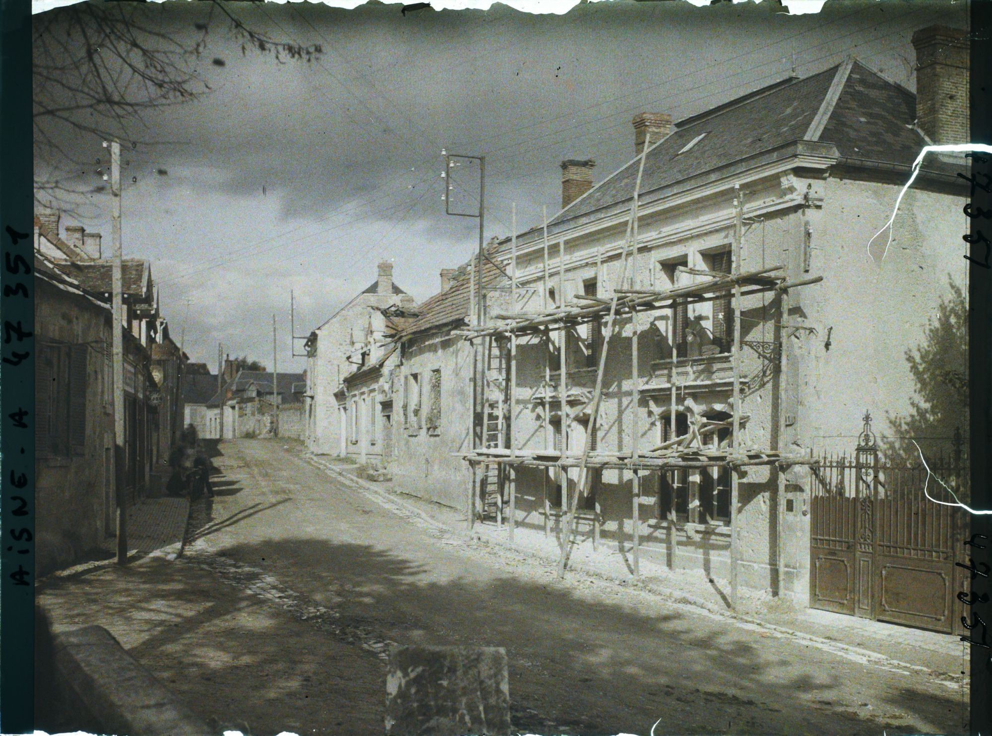 Image représentant France, Bourg et Comin, Reconstruction Grande Rue