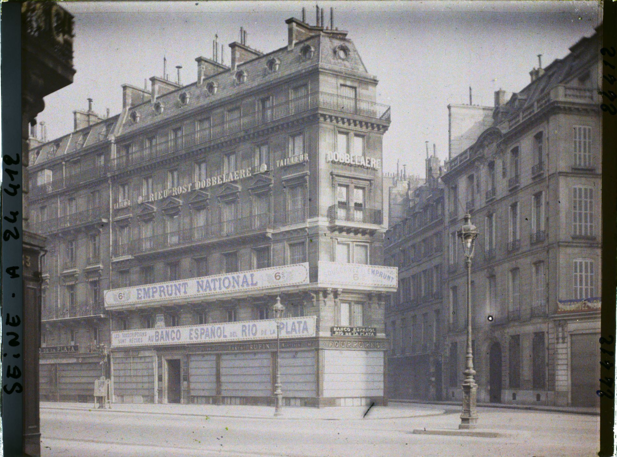 Image représentant L'emprunt national de 1920 à la Banco español del Rio de la Plata, 30 avenue de l'Opéra