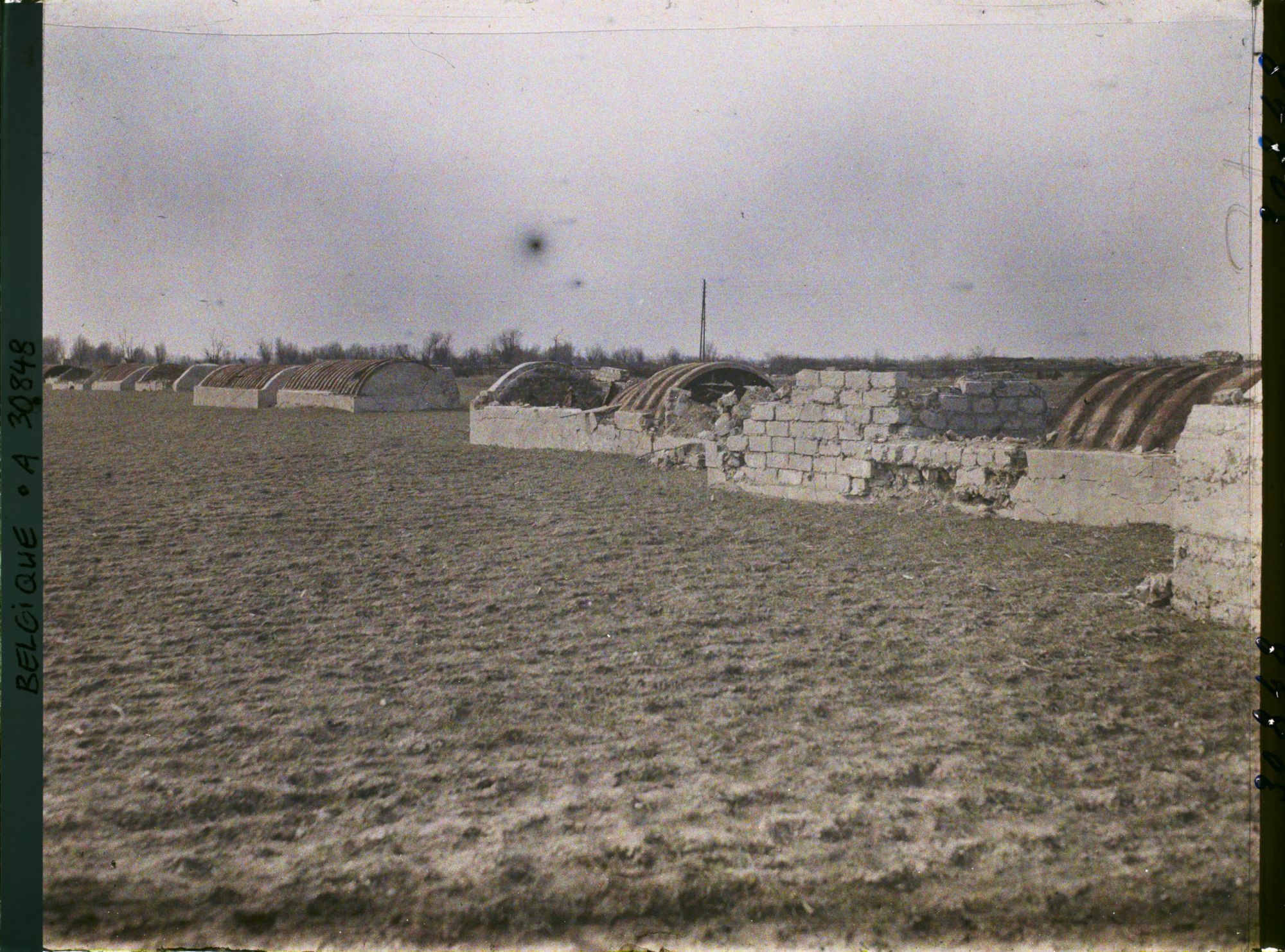 Image représentant Belgique, Dixmude, Premières lignes de défenses allemandes