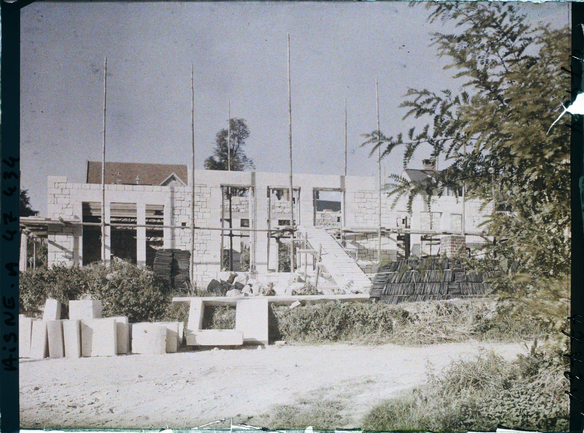 Image représentant France, Missy-s/Aisne, Nouvelle Mairie en Construction