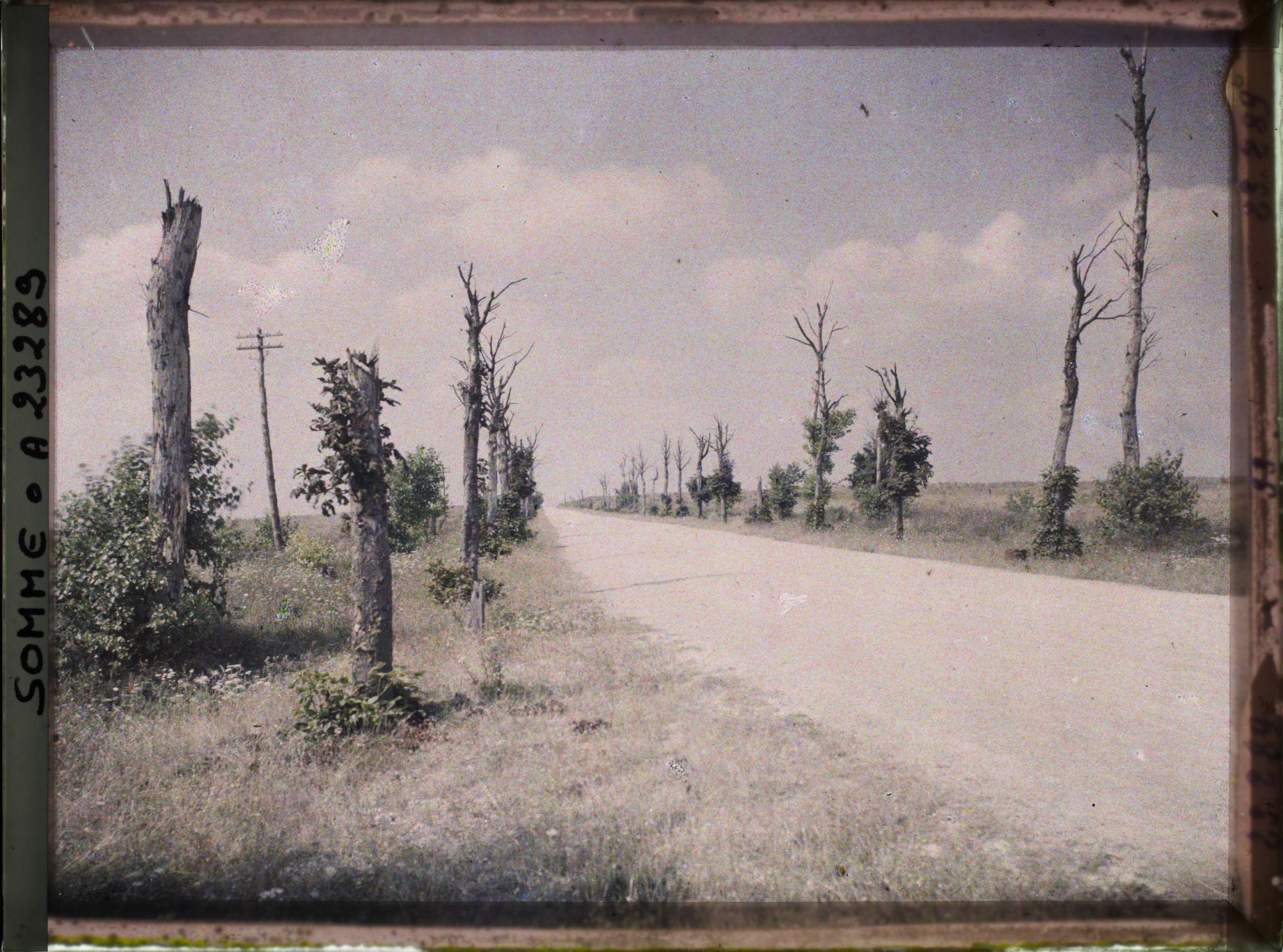 Image représentant France, Feuillaucourt, Aspect de la route de Bouchavesnes à Feuillaucourt
