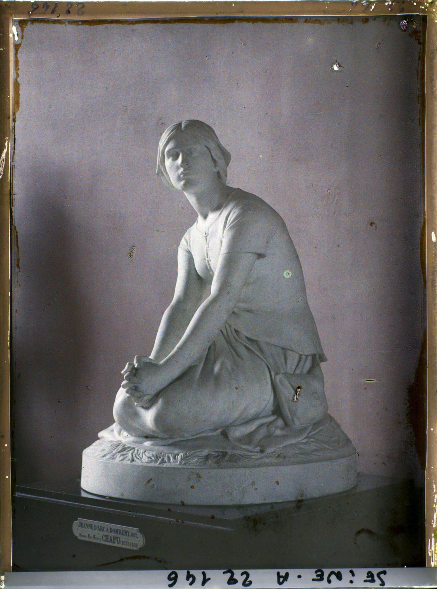 Image représentant Jeanne d'Arc à Domrémy, Chapu, musée du Louvre