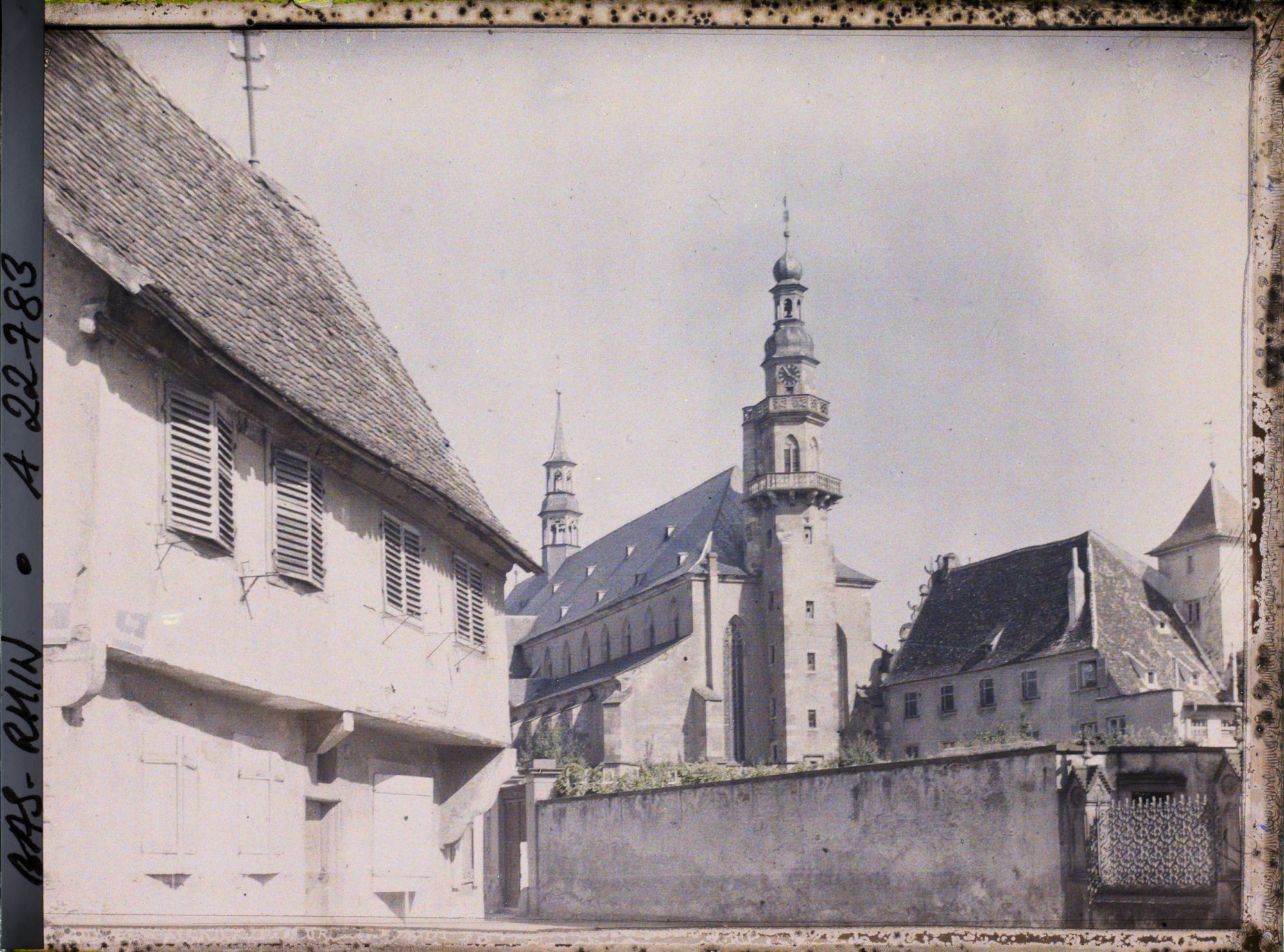 Image représentant France, Molsheim, Vue d'ensemble prise de la rue Notre-Dame