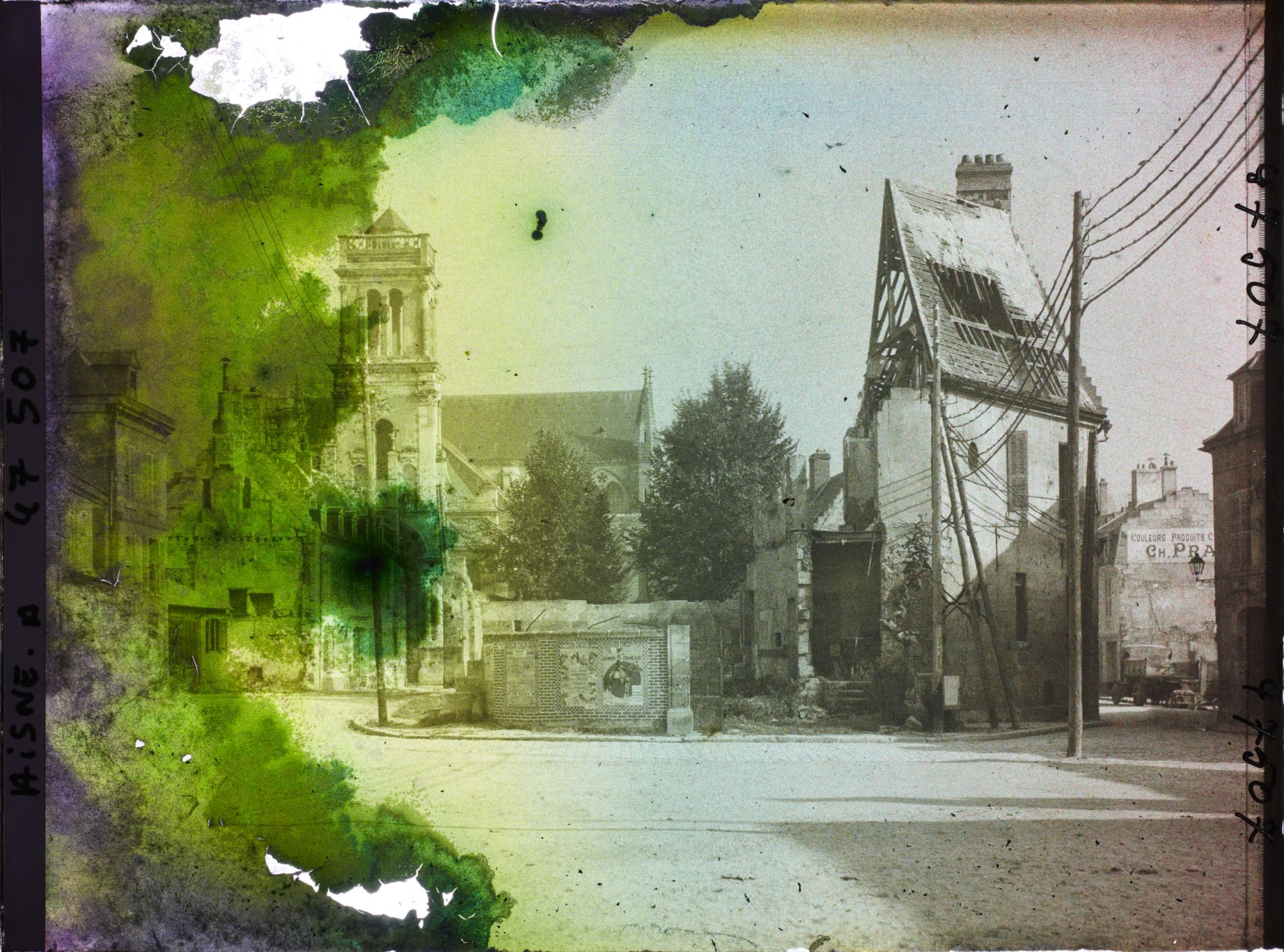 Image représentant France, Soissons, Vue vers St Léger