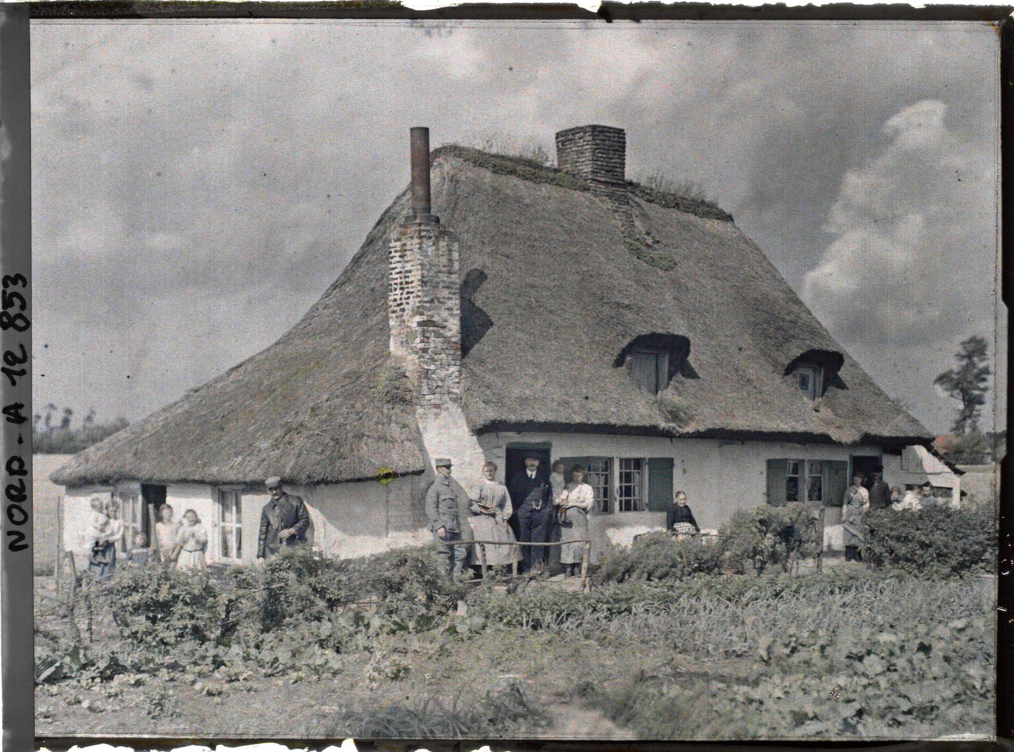 Image représentant France, Près Rexpoède, Maison flamande près Rexpoède