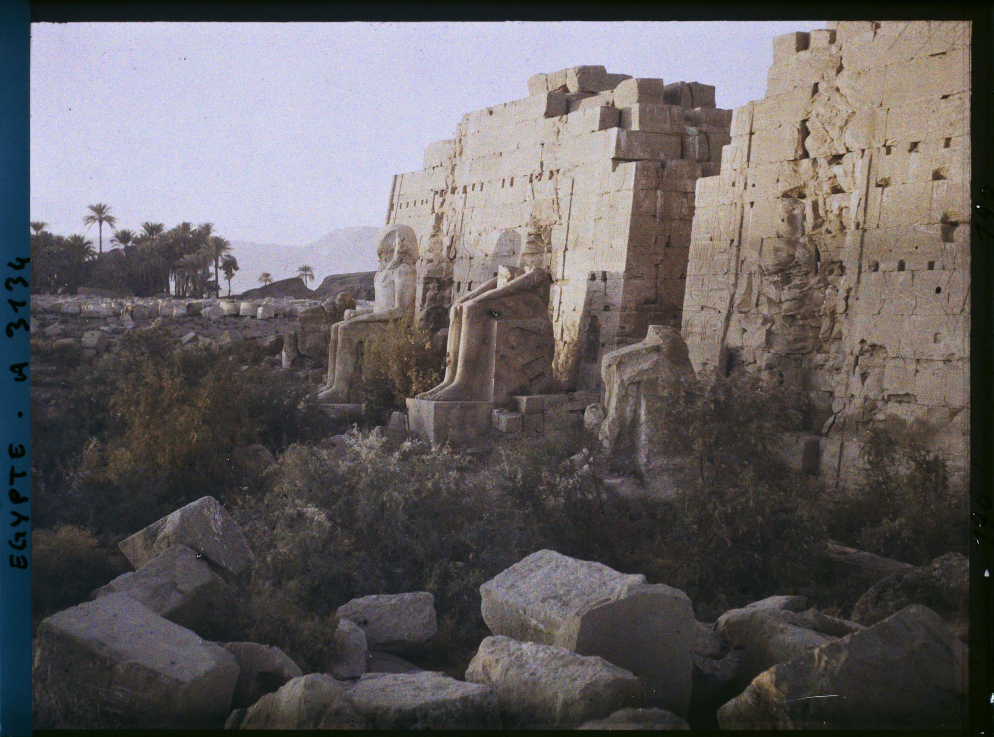 Image représentant Le VIIIe pylône du temple d'Amon Râ