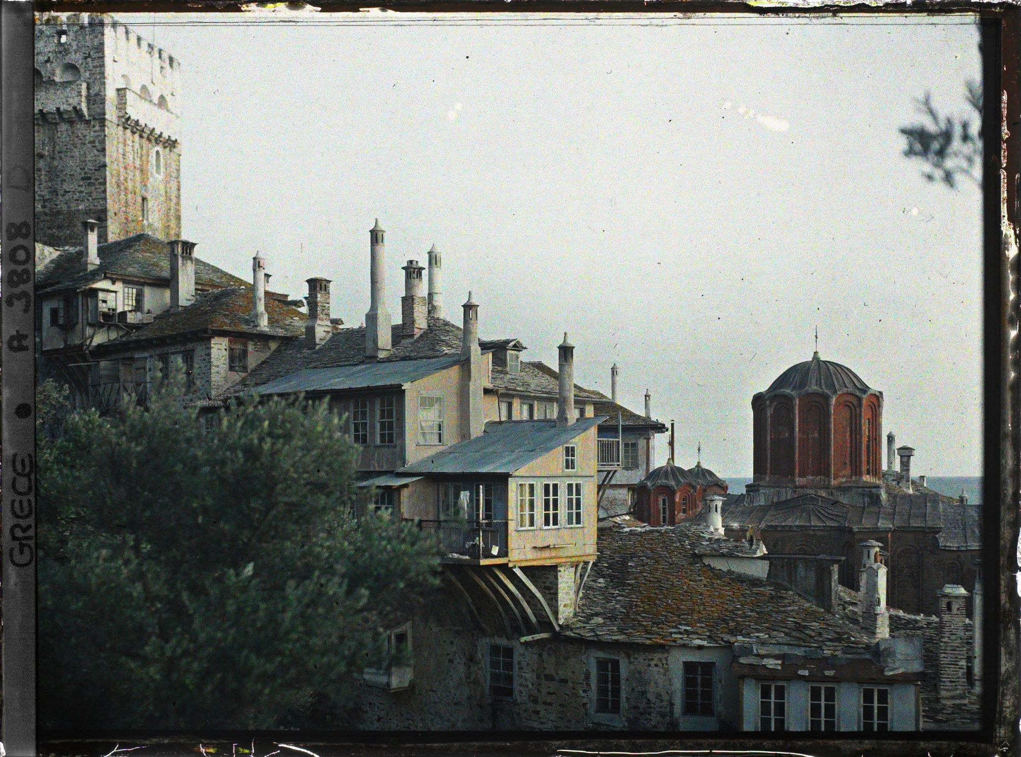 Image représentant Mont Athos, Dochiariou, Partie supre du Monastère de Dochiariou