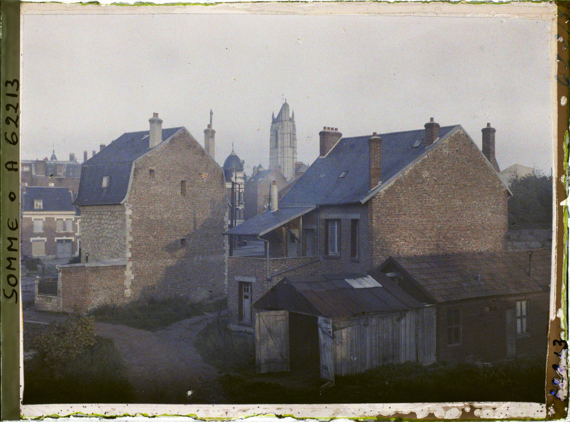 Image représentant Somme, Péronne, Quartier Ouest au Soleil Couchant