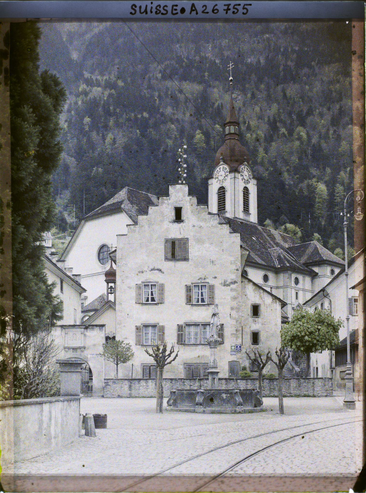 Image représentant La Fremdenspital et l'église Saint-Martin
