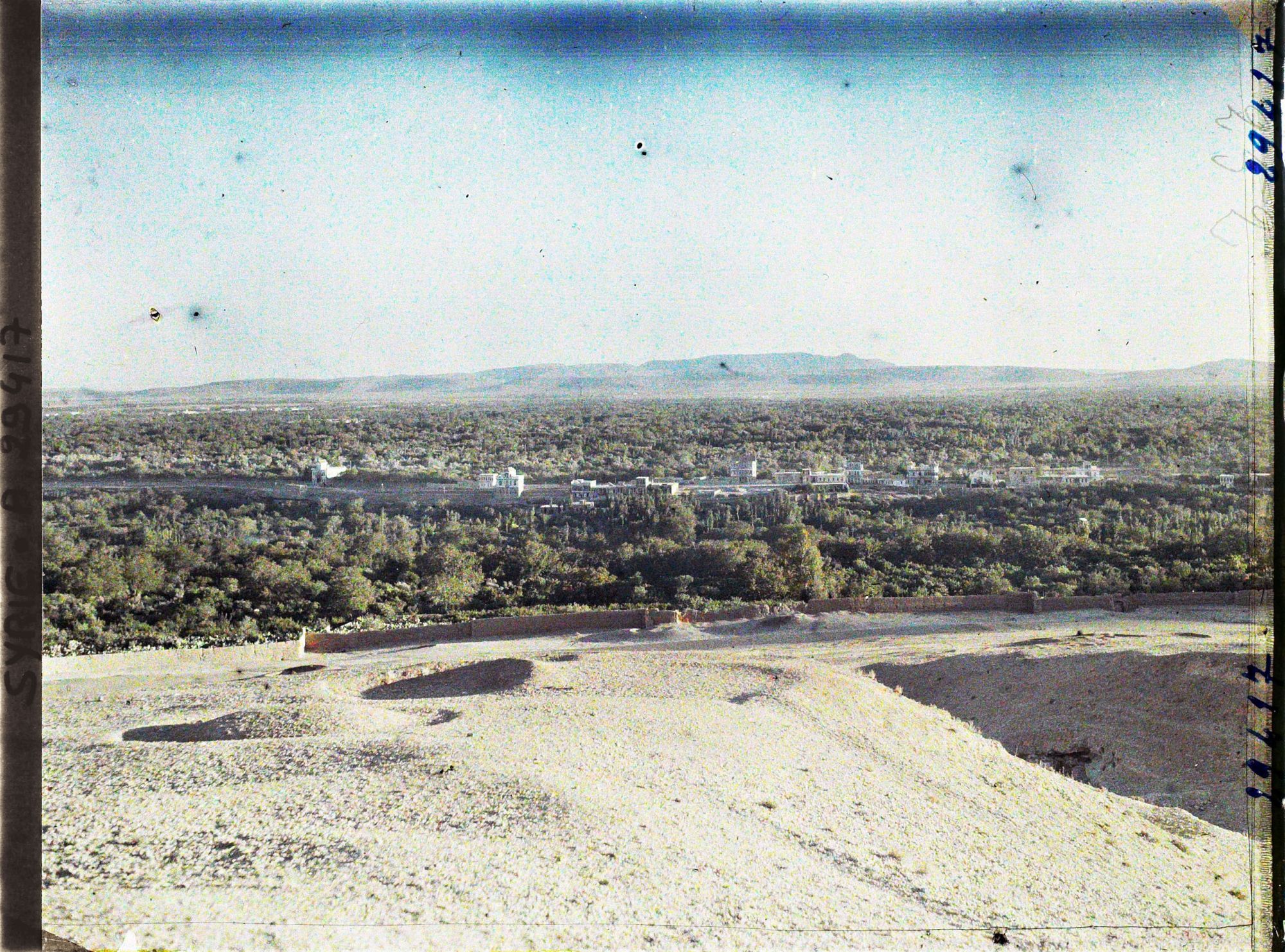 Image représentant Panorama sur la Ghouta au coucher du soleil