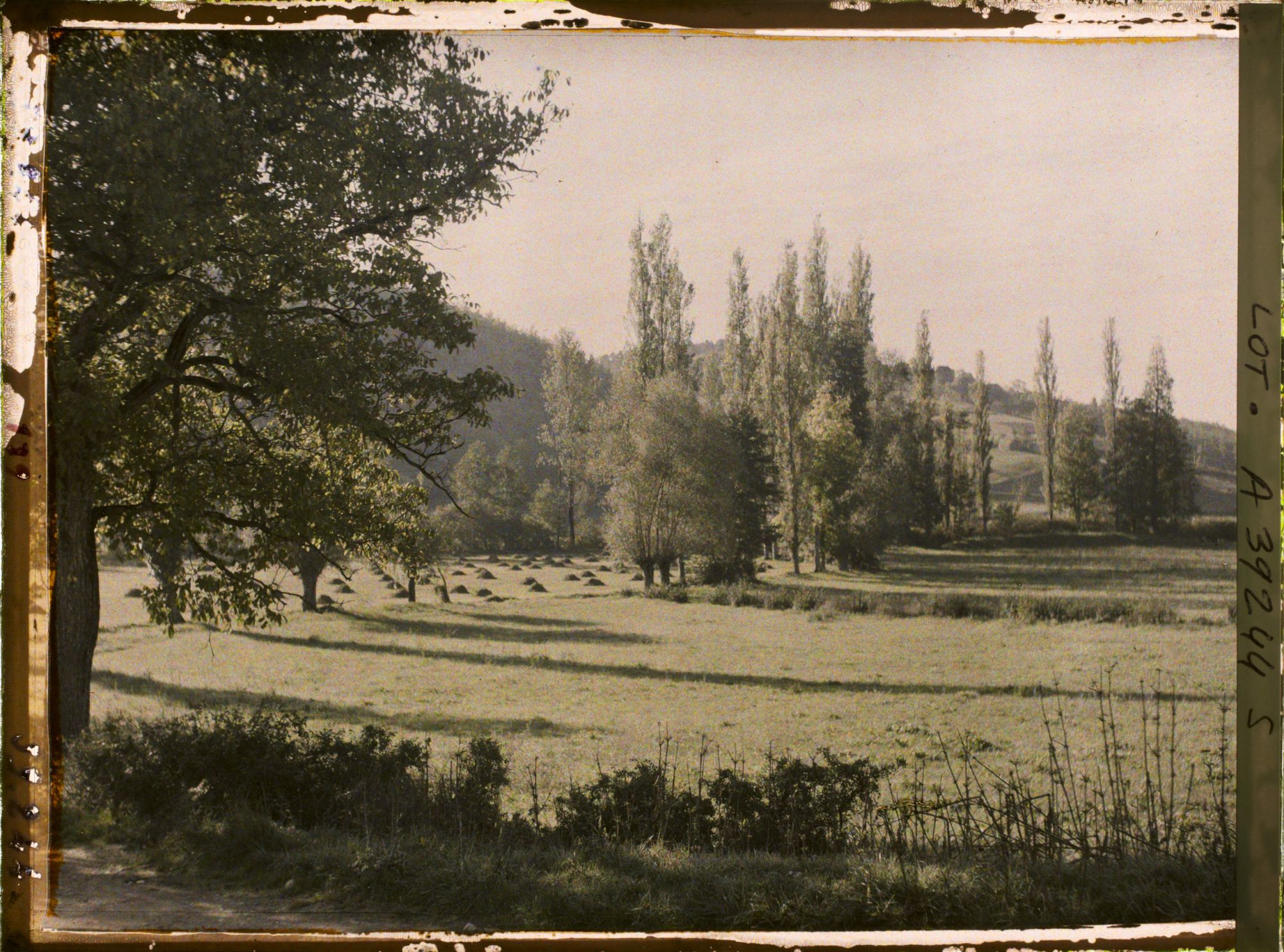 Image représentant France, Gourdon (Lot), Paysage près de la gare vers Cahors vers le sud