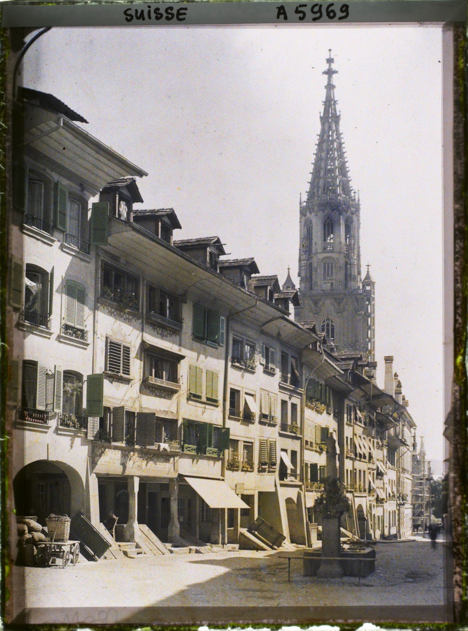 Image représentant Le Münster depuis la Herrengasse