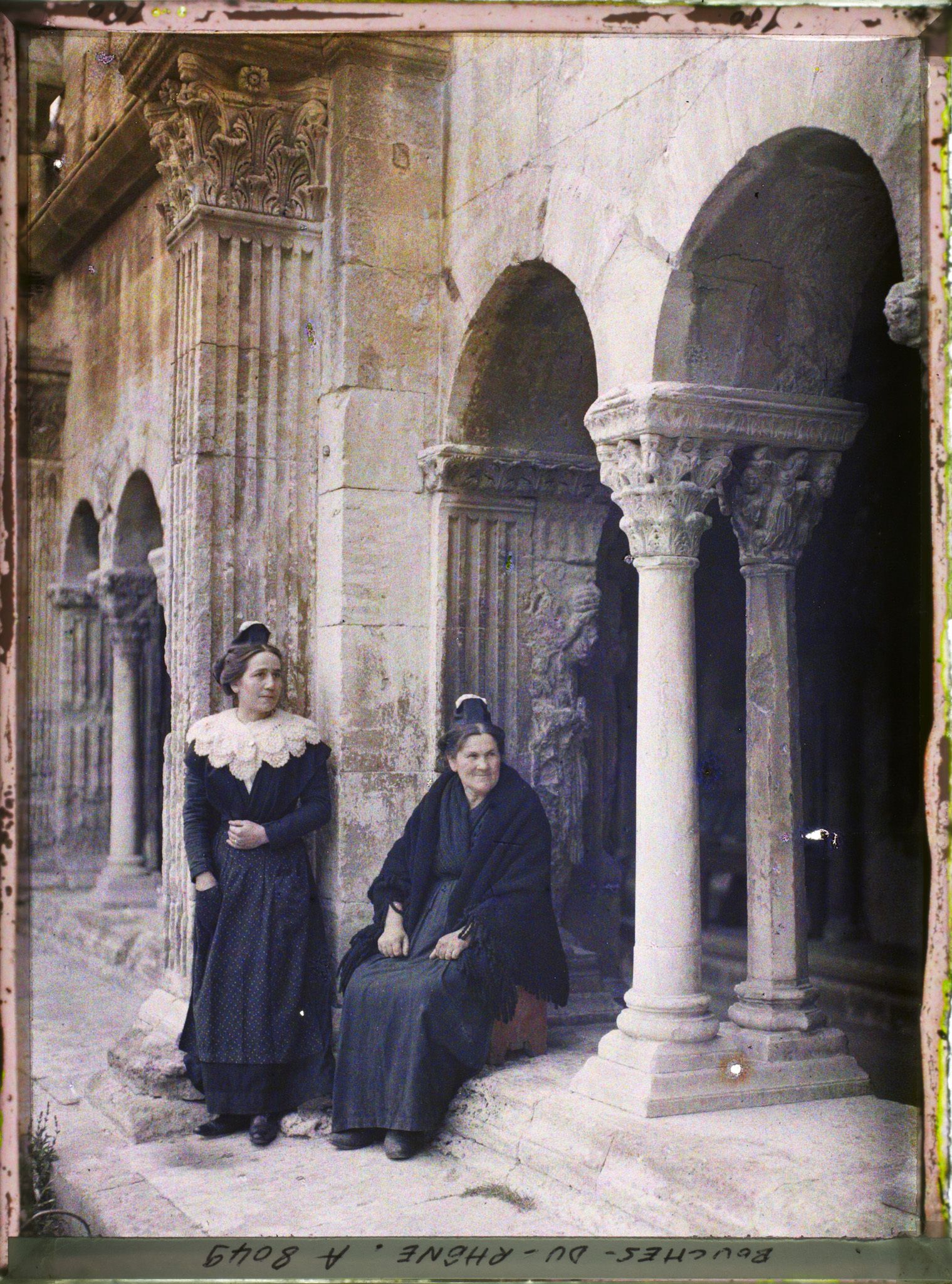 Image représentant Portrait d'arlésiennes, Madame Allemand et Madame Marie Busset