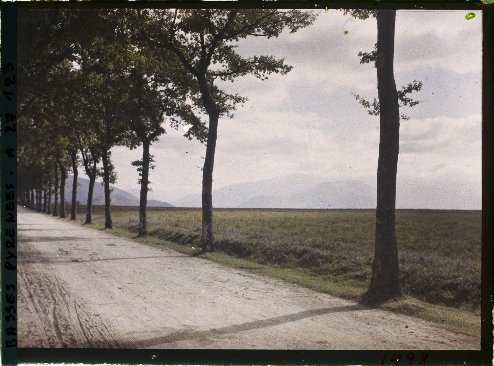 Image représentant France , Vallée D'Ossau, La Chaîne des Pyrénées vues de la route de Lannemezan