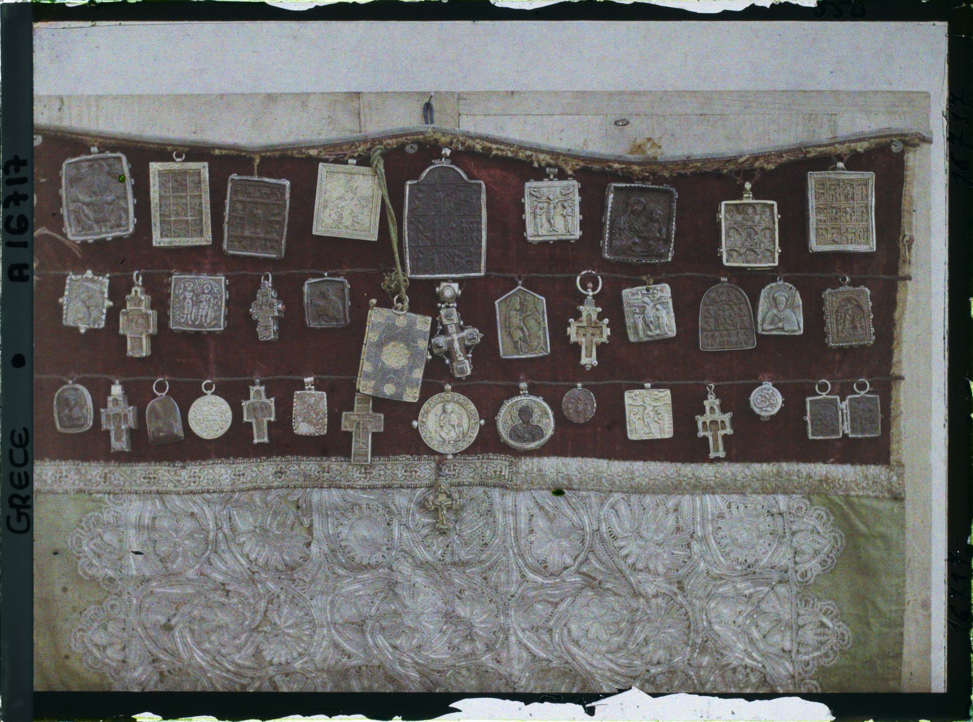 Image représentant Turquie, Mont Athos, Vatopédi, Le tablier de la Vierge