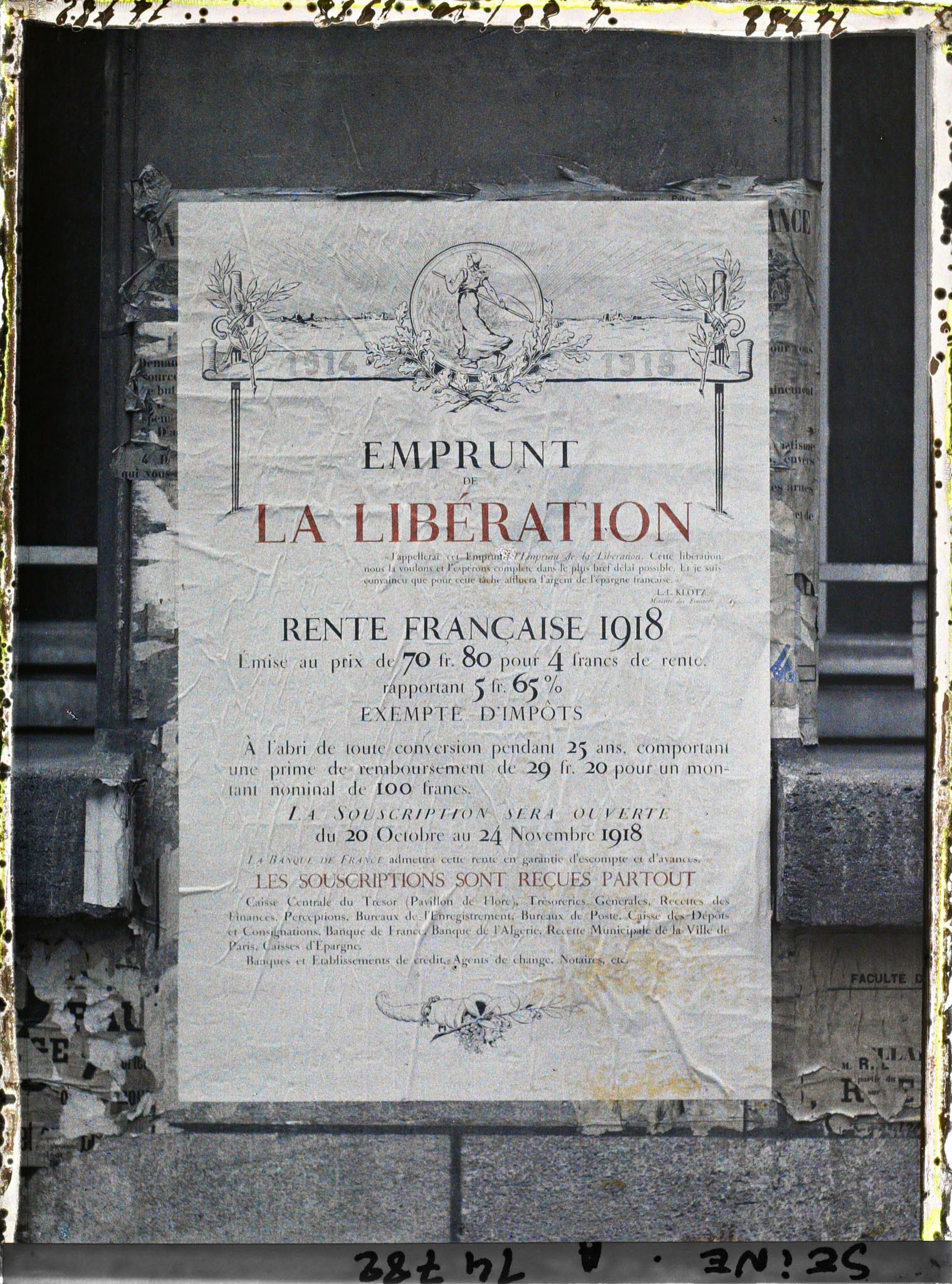 Image représentant Affiche pour la souscription à l'emprunt national